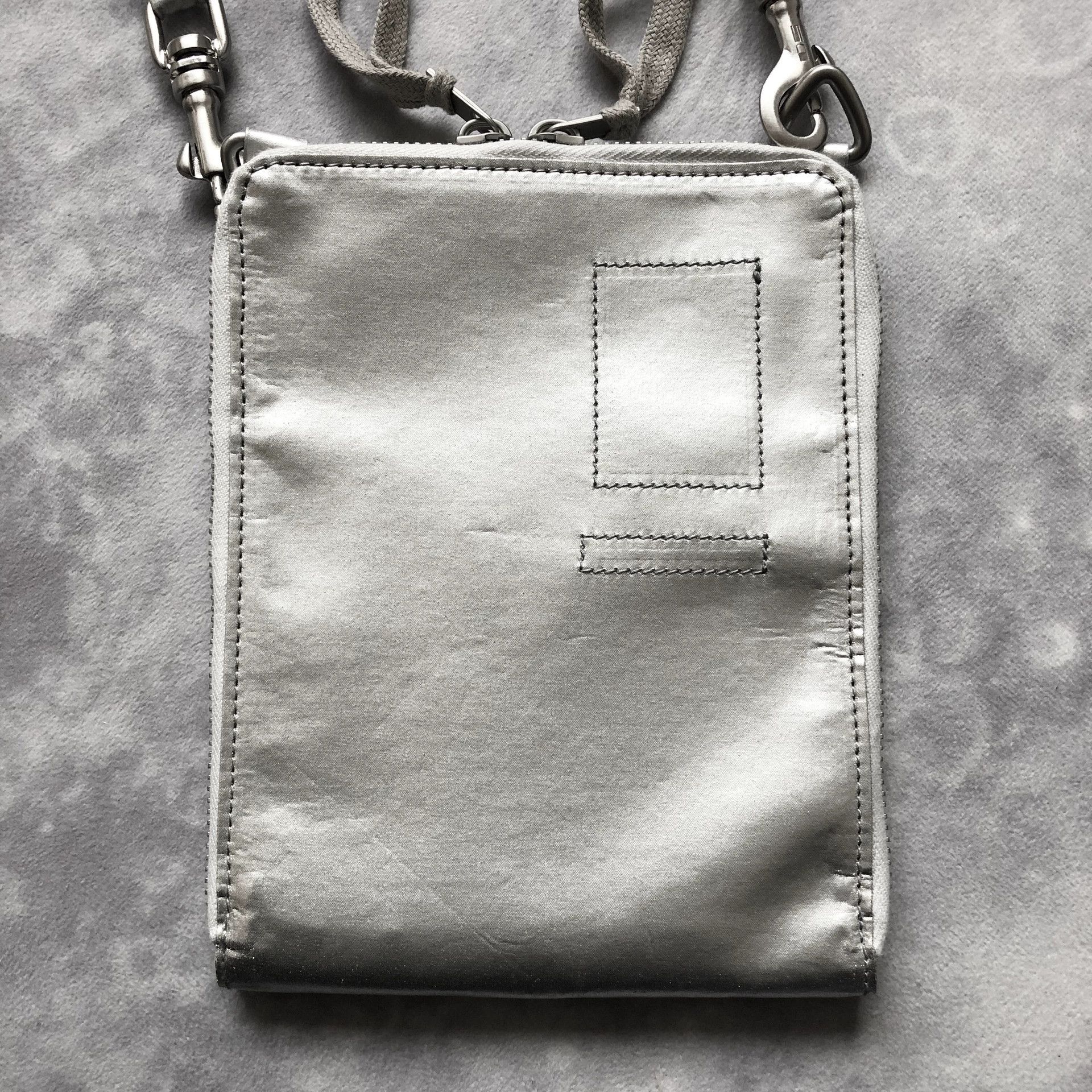 Rick Owens Rick Owens Drkshdw Borsello Silver Bag Size ONE SIZE - 4 Thumbnail