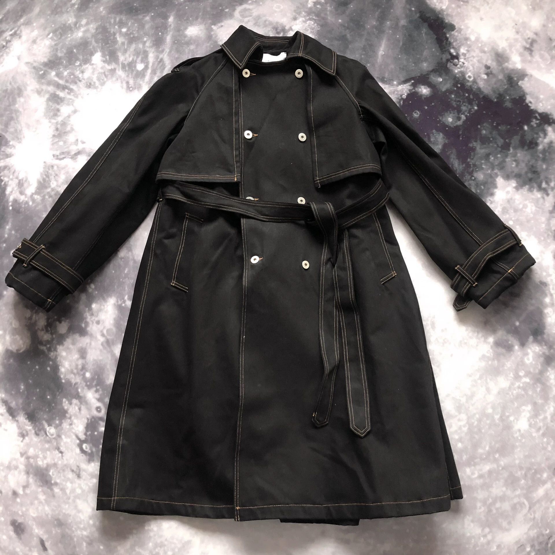 MATTHEW ADAMS DOLAN Matthew Adams Dolan Stitch Trench Coat Size US M / EU 48-50 / 2 - 4 Thumbnail