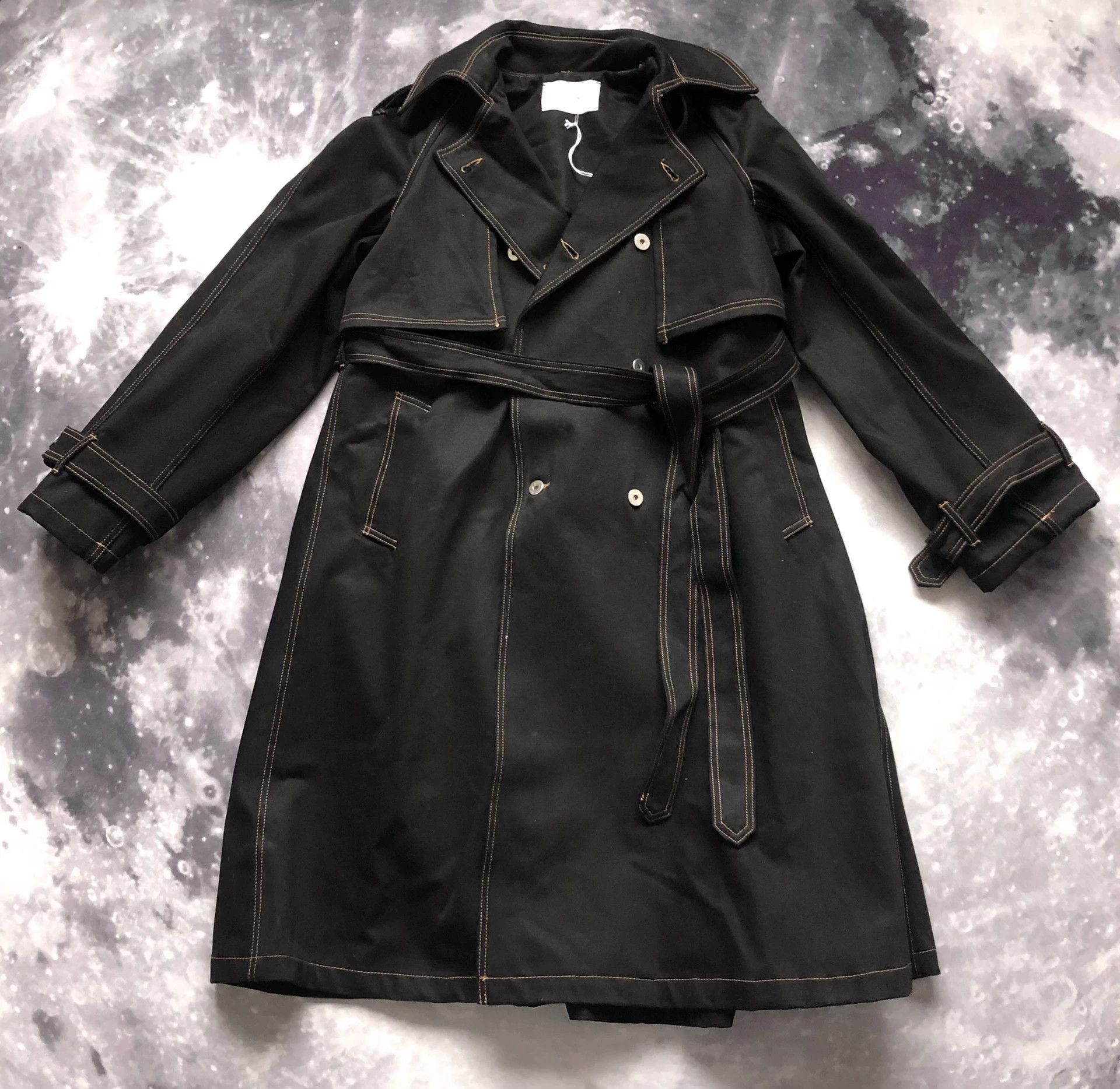 MATTHEW ADAMS DOLAN Matthew Adams Dolan Stitch Trench Coat Size US M / EU 48-50 / 2 - 5 Thumbnail