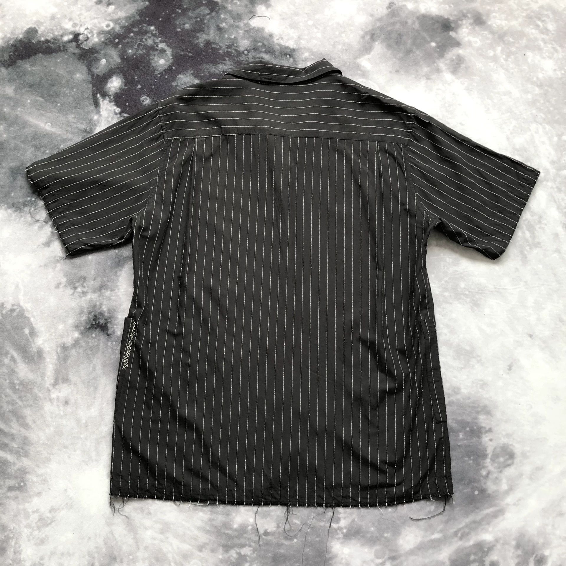 Christian Dada Christian Dada Striped Cuban Collar Shirt Size US L / EU 52-54 / 3 - 7 Thumbnail