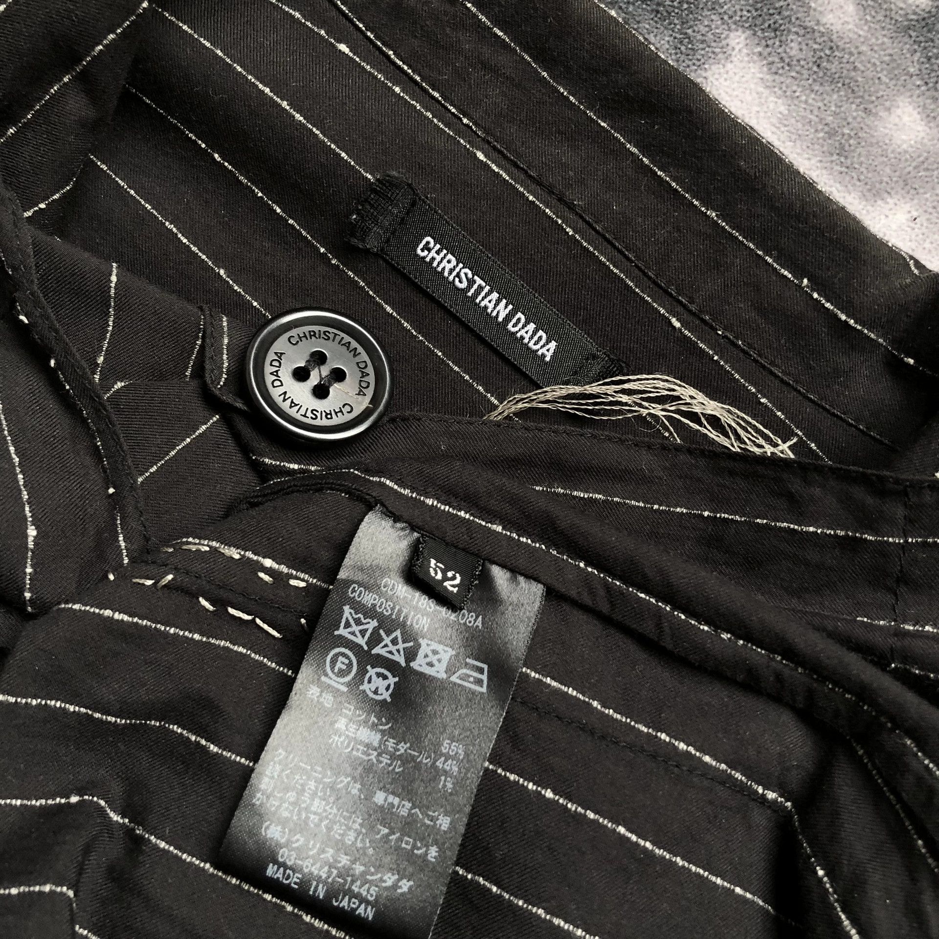 Christian Dada Christian Dada Striped Cuban Collar Shirt Size US L / EU 52-54 / 3 - 9 Thumbnail