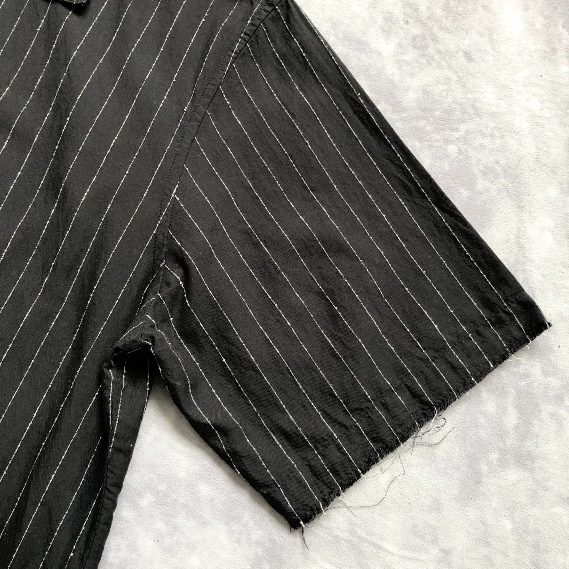 Christian Dada Christian Dada Striped Cuban Collar Shirt Size US L / EU 52-54 / 3 - 5 Thumbnail