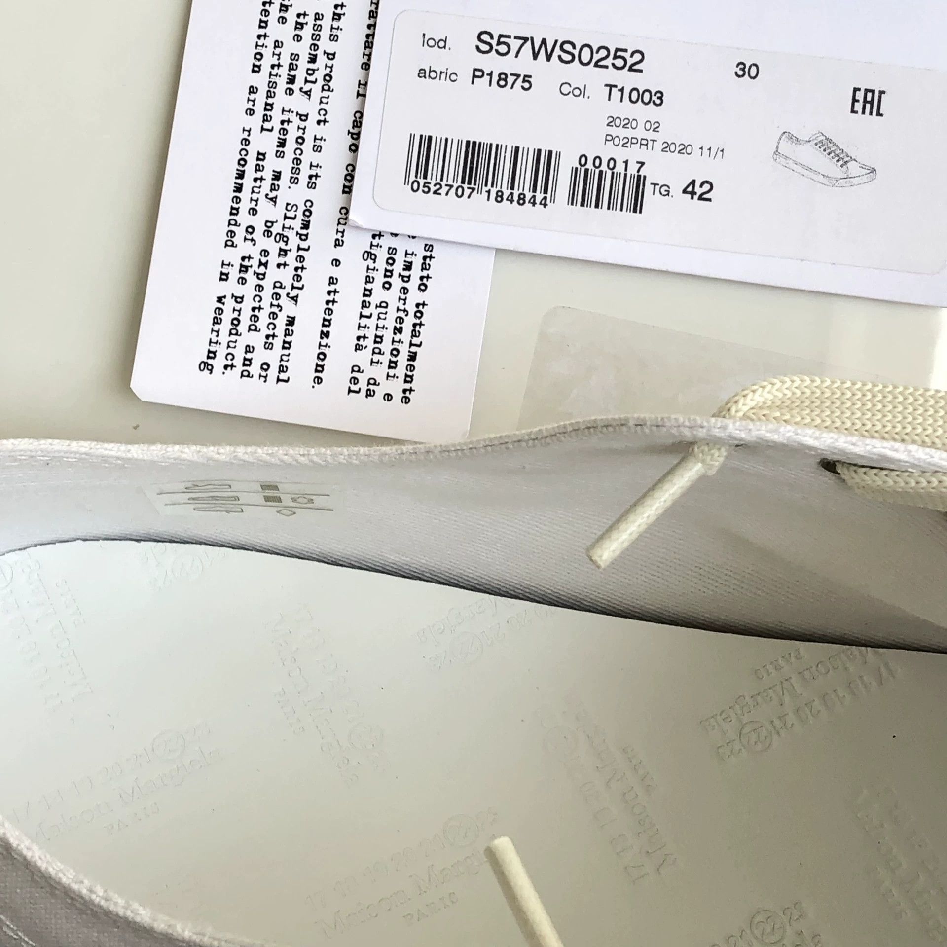 Maison Margiela Maison Margiela Tabi Canvas Men's Shoes Size US 9 / EU 42 - 7 Thumbnail