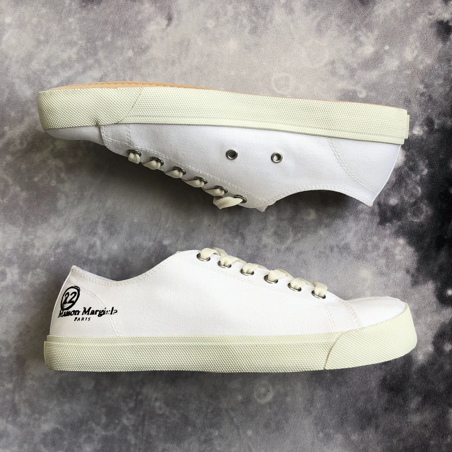 Maison Margiela Maison Margiela Tabi Canvas Men's Shoes Size US 9 / EU 42 - 4 Thumbnail