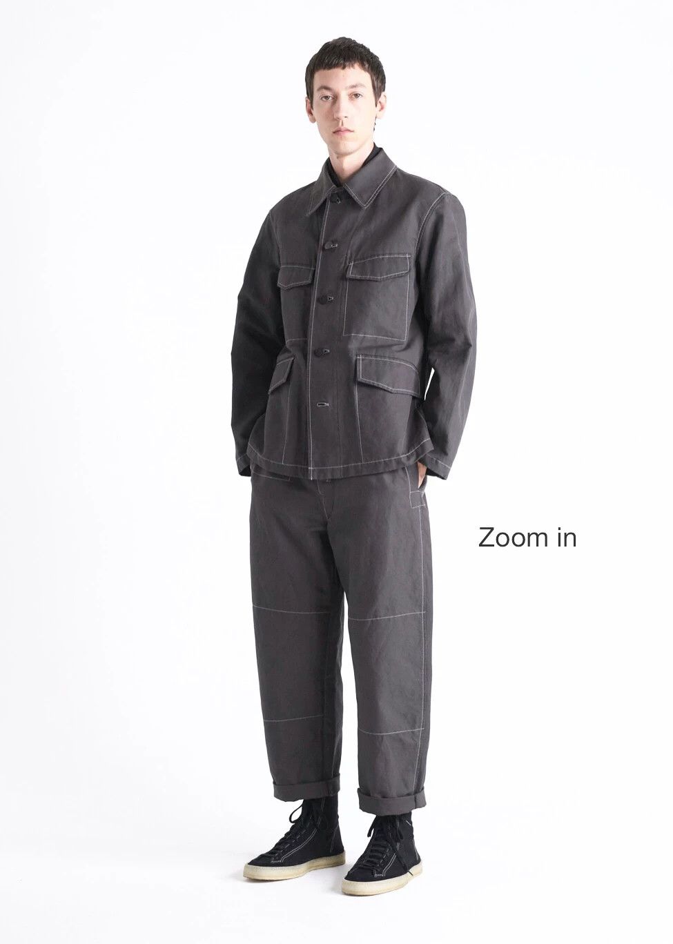 Lemaire Lemaire Men's Field Jacket Size US L / EU 52-54 / 3 - 3 Thumbnail