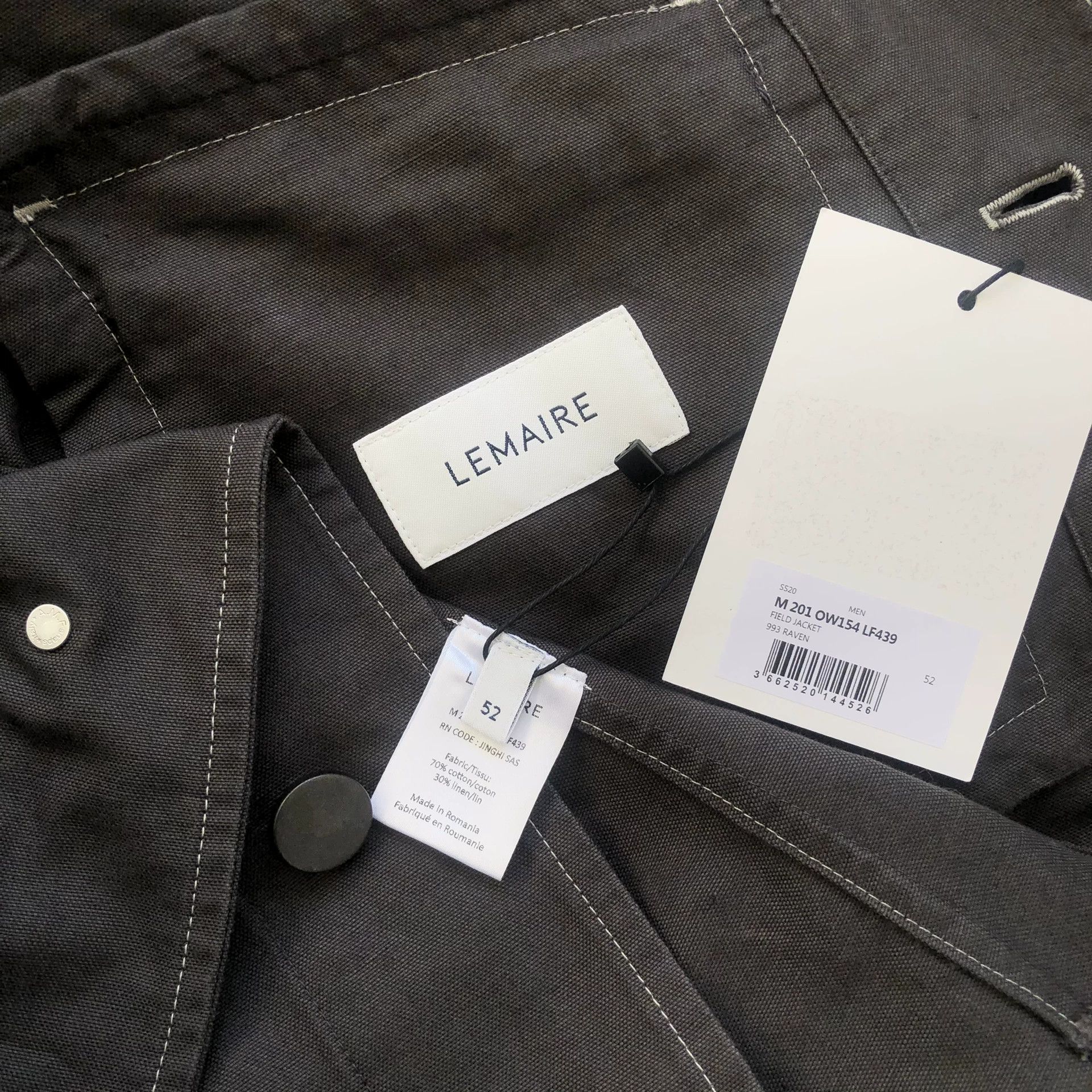 Lemaire Lemaire Men's Field Jacket Size US L / EU 52-54 / 3 - 9 Thumbnail