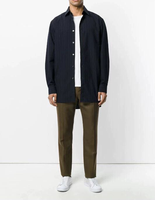 Etudes Etudes Ticket Striped Men's Long Sleeve Shirt Size US M / EU 48-50 / 2 - 3 Thumbnail