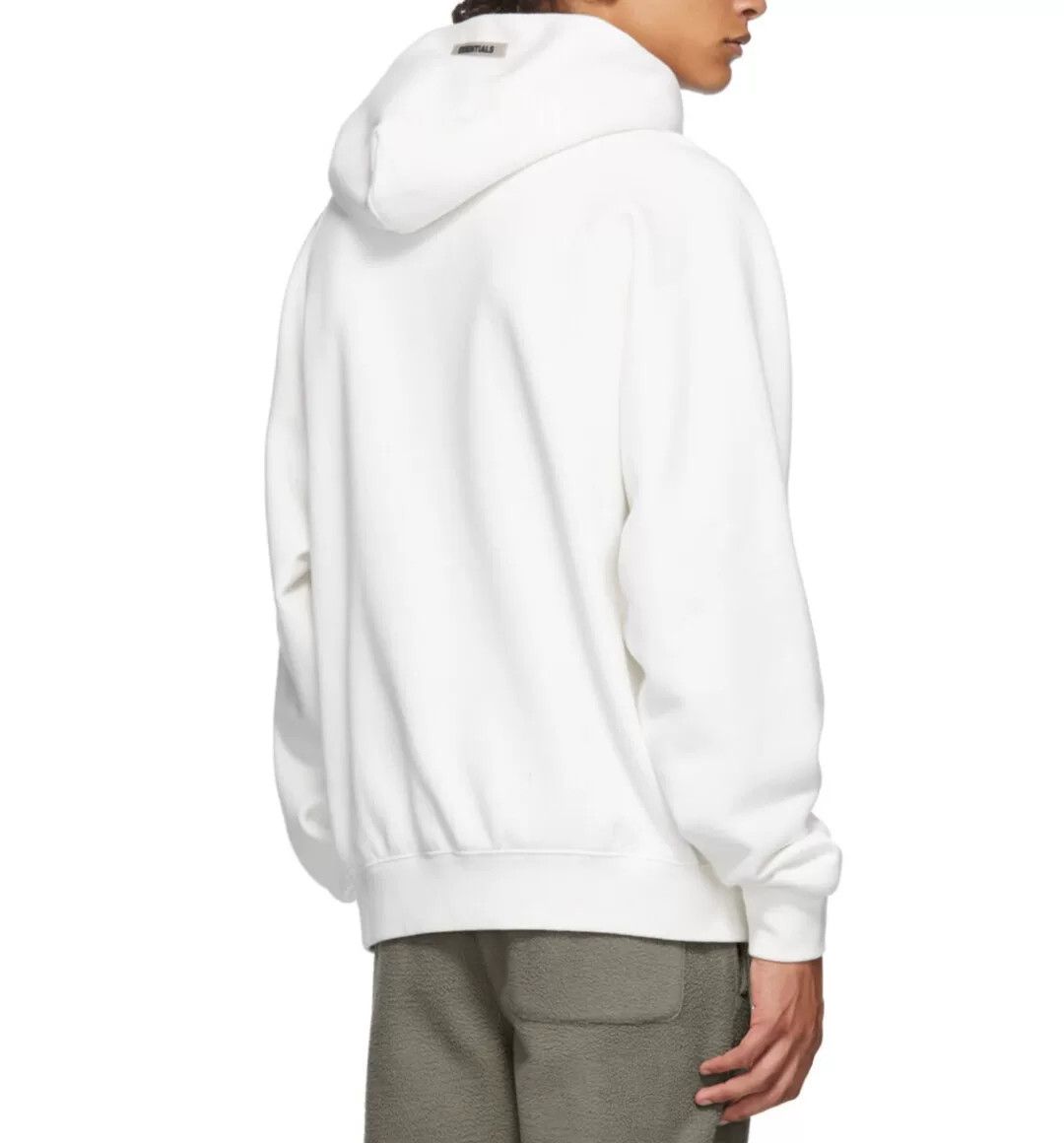 Fear of God FOG Essentials White Hoodie Sweatshirt Size US M / EU 48-50 / 2 - 2 Thumbnail