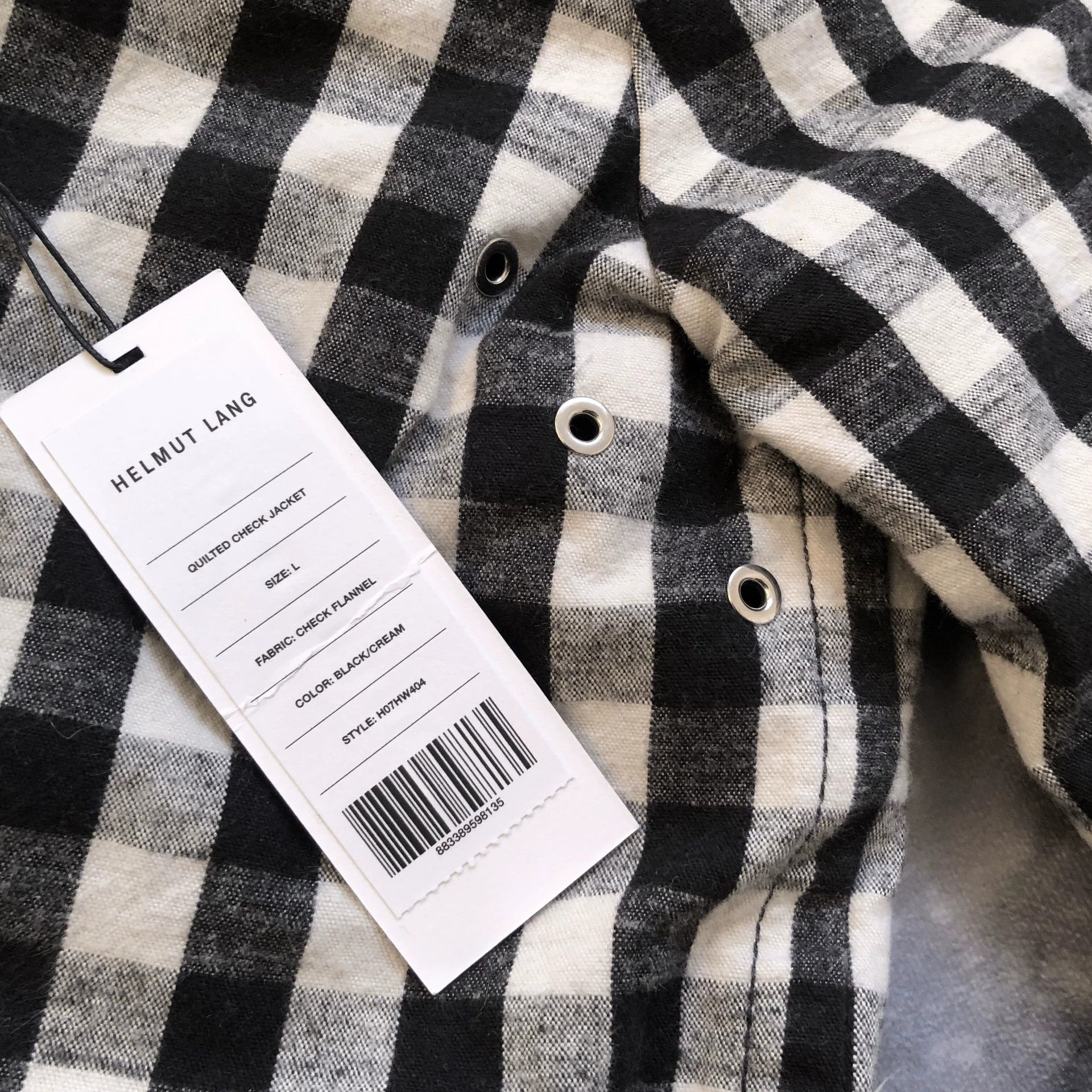 Helmut Lang Helmut Lang Quilted Check Jacket Size US L / EU 52-54 / 3 - 4 Thumbnail