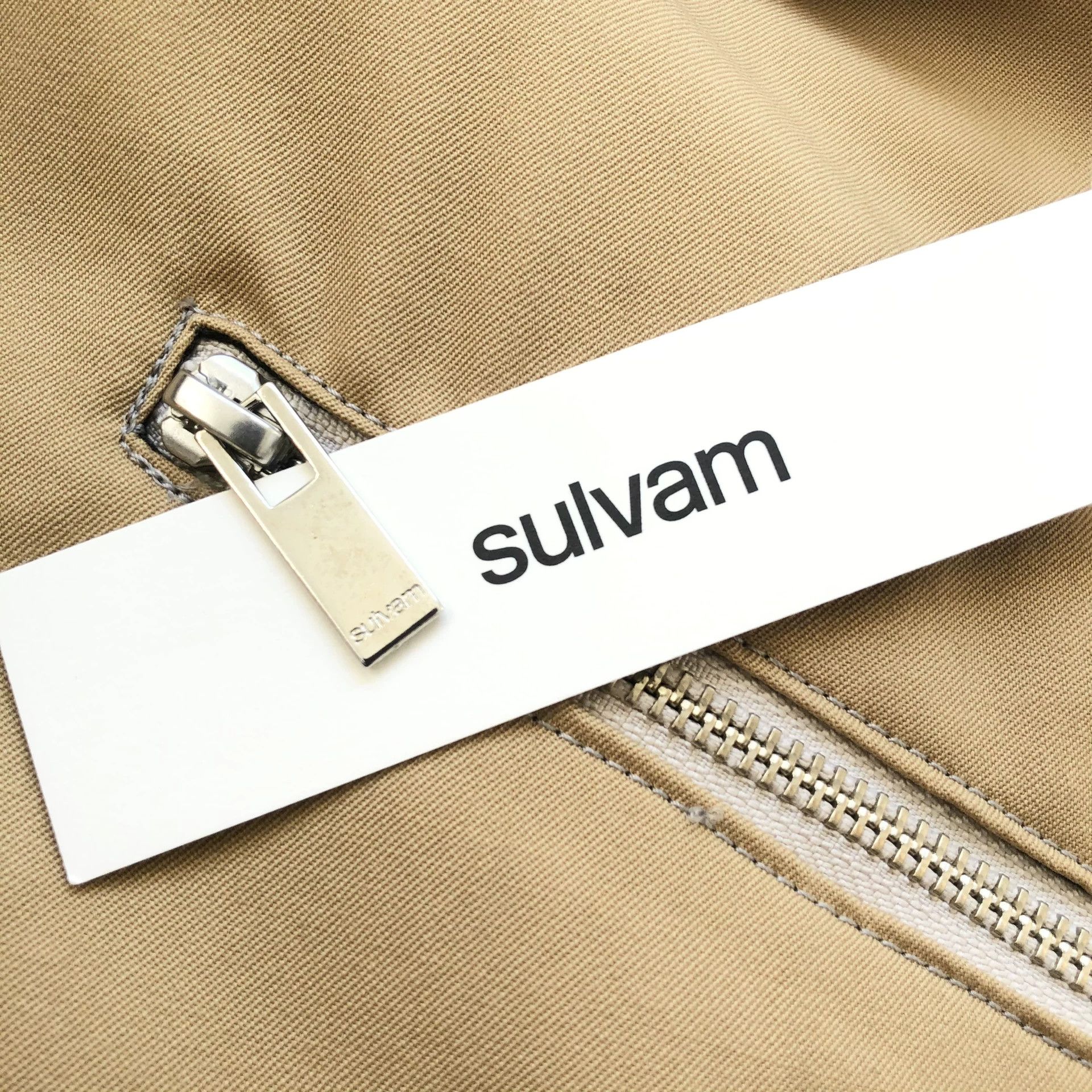 Sulvam sulvam Wool Strap Double Back Zip Pants Size US 34 / EU 50 - 6 Thumbnail