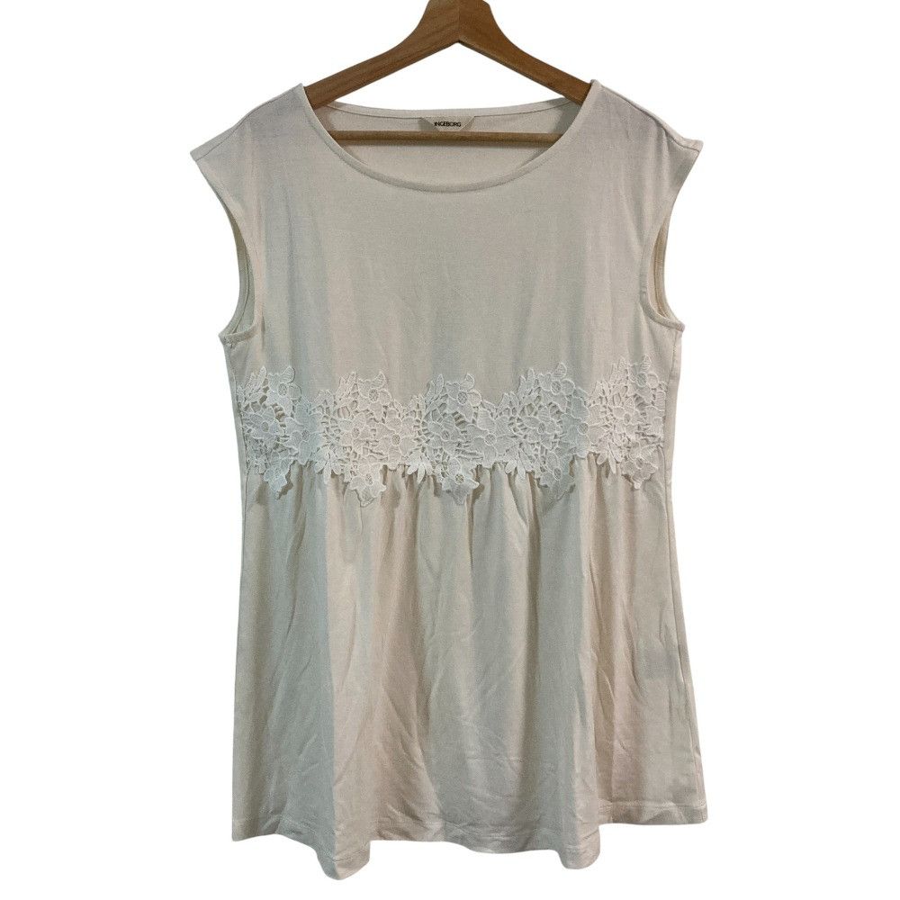 Other Other INGEBORG Lace Sleeveless Top Ensemble Textile Tops A2293PE070 DUTY FREE for USA Size ONE SIZE - 5 Thumbnail