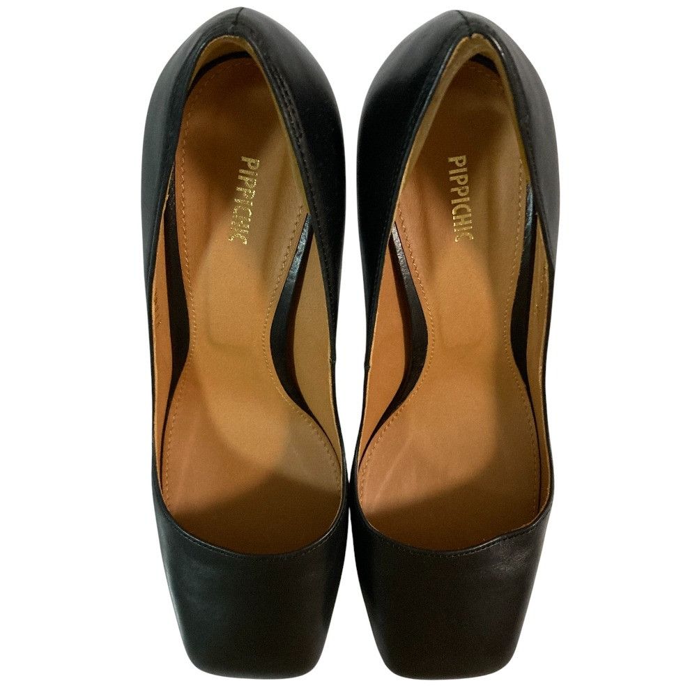 Other Other PIPPICHIC Leather Square Toe Pumps Leather Shoes DUTY FREE for USA Size ONE SIZE - 4 Thumbnail