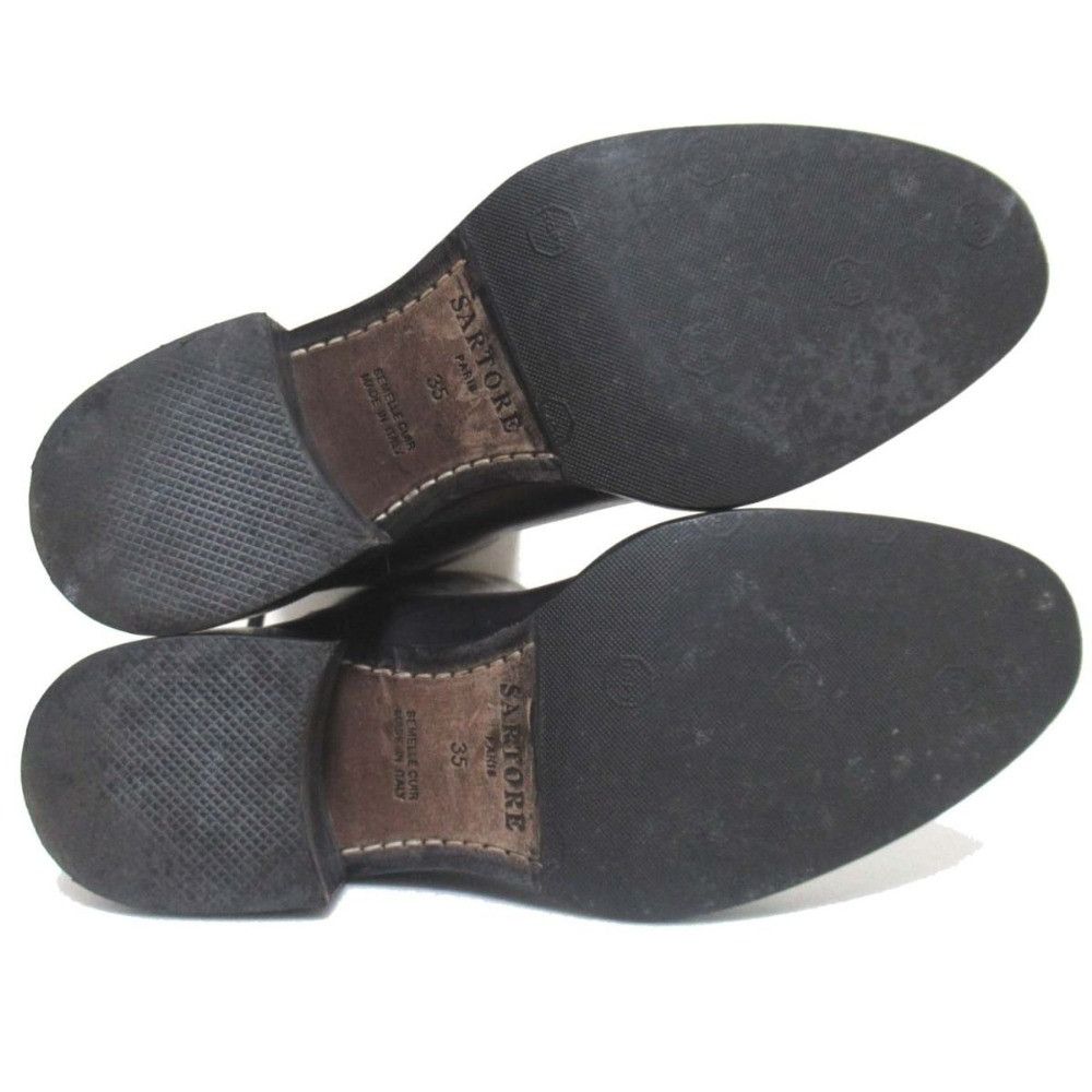 Other Other Sartore Cross Strap Leather Long Boots Leather Shoes DUTY FREE for USA Size ONE SIZE - 6 Thumbnail