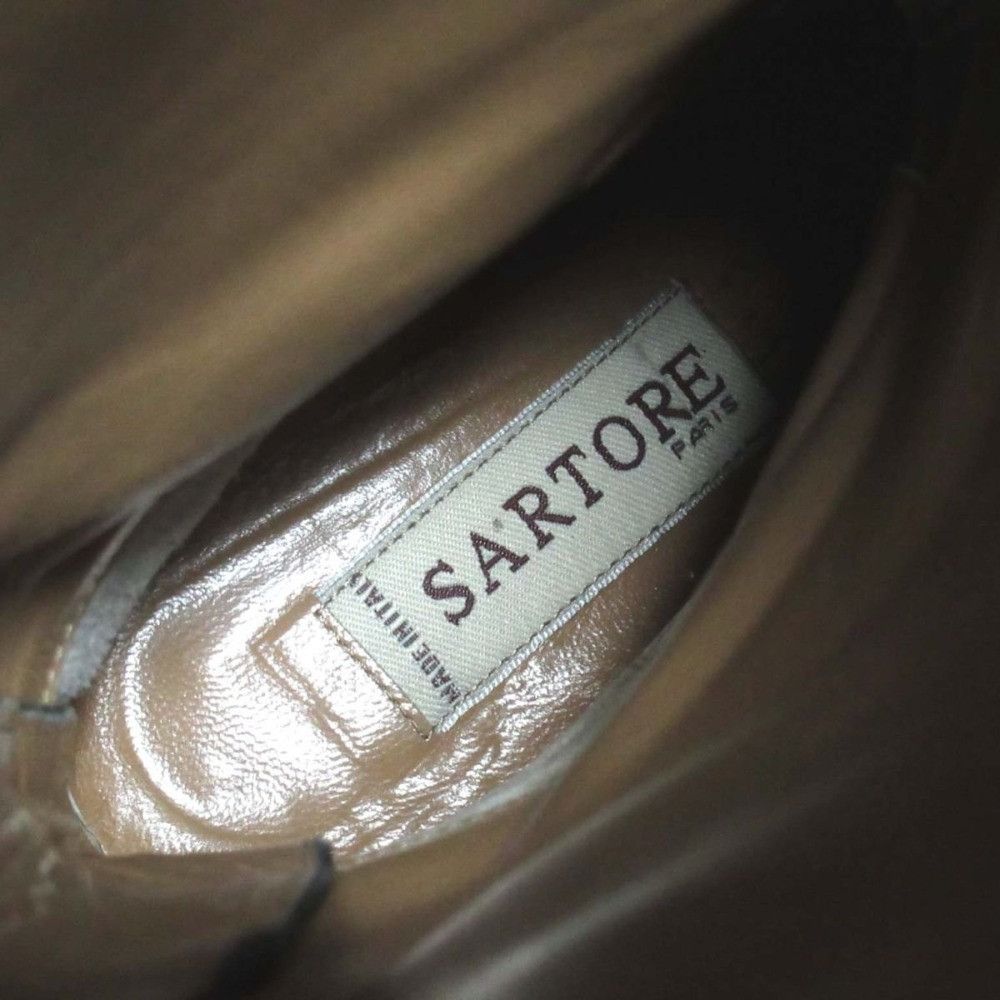 Other Other Sartore Cross Strap Leather Long Boots Leather Shoes DUTY FREE for USA Size ONE SIZE - 5 Thumbnail