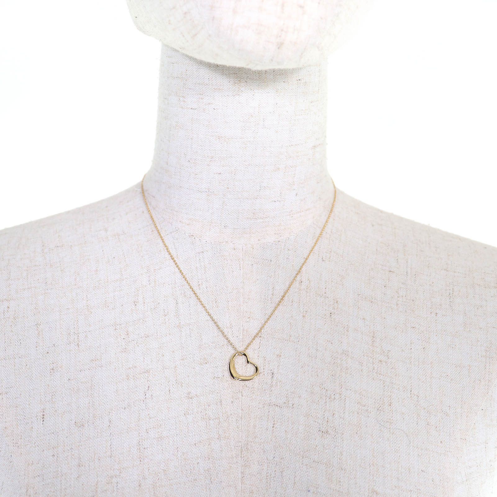 Tiffany & Co. Tiffany & Co. Tiffany&Co. Open Heart Au750 Necklace Precious Metal Necklace DUTY FREE for USA Size ONE SIZE - 2 Thumbnail