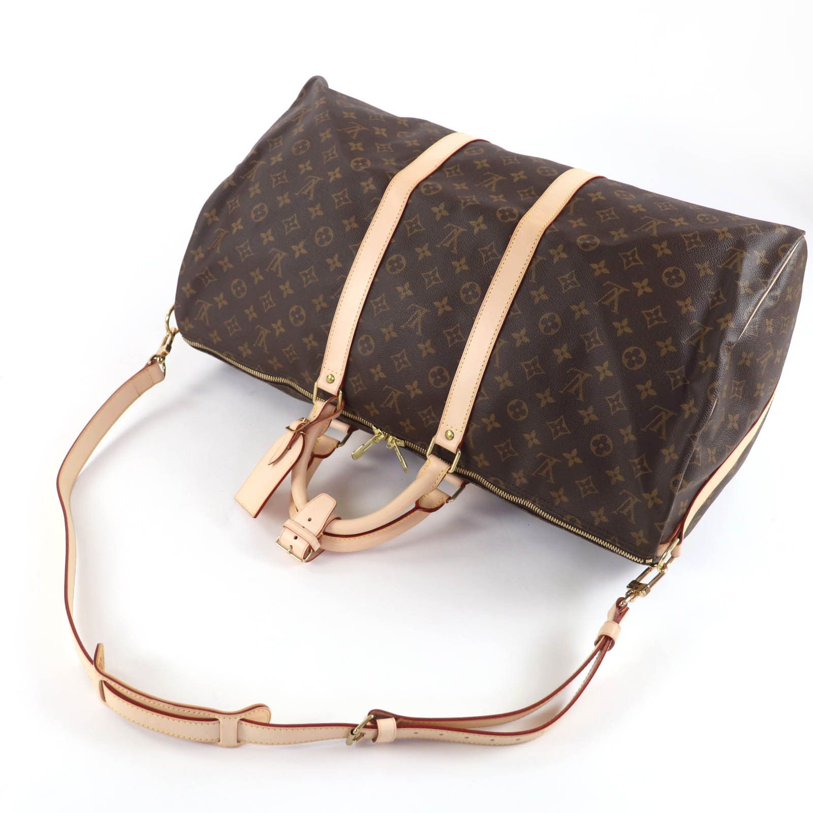 Louis Vuitton Louis Vuitton Louis Vuitton Keepall Bandouliere Monogram Boston Bag Textile Travel Bag M41414 DUTY FREE for USA Size ONE SIZE - 4 Thumbnail
