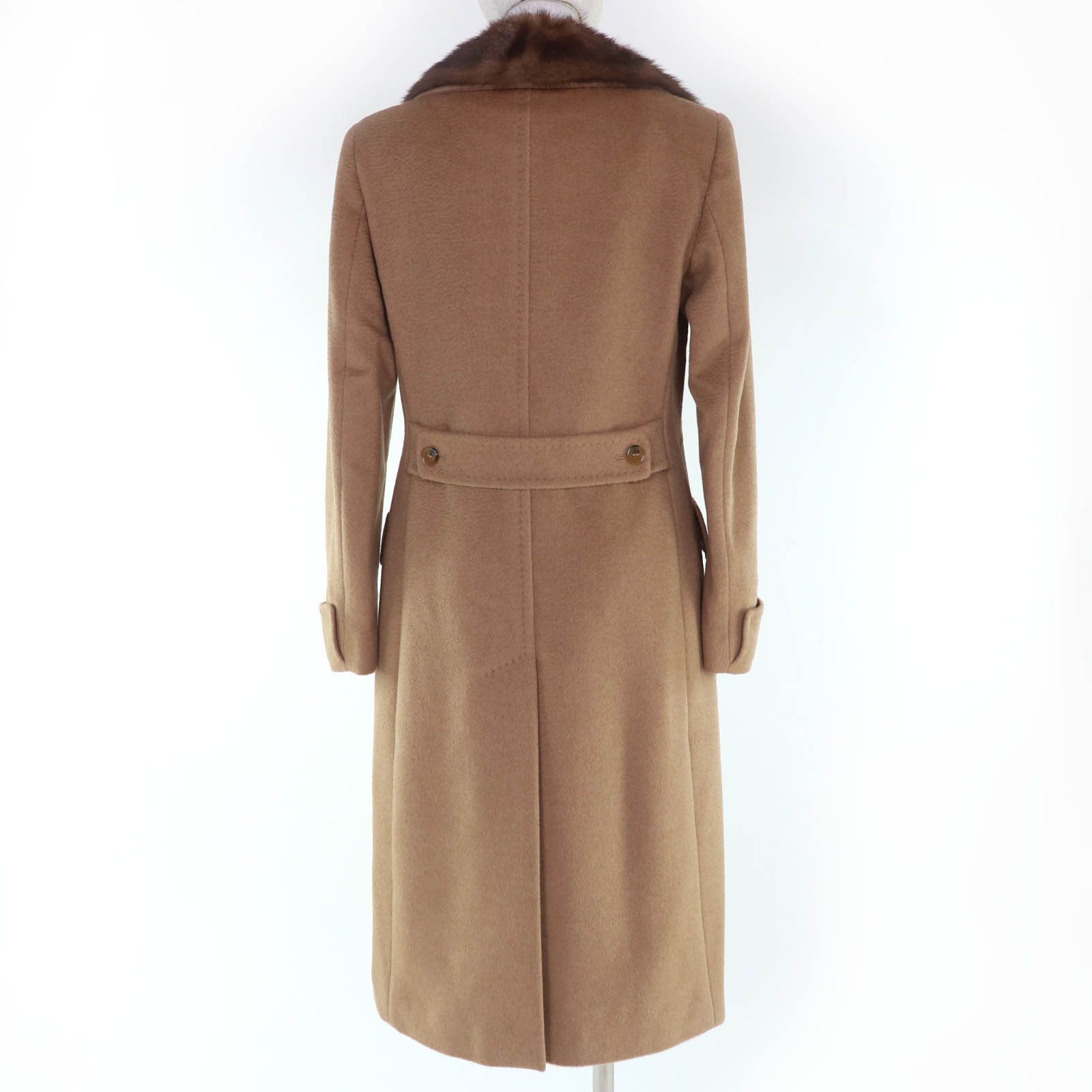 Max Mara Max Mara Max Mara Camel Mink Fur Coat Fur Outerwear DUTY FREE for USA Size ONE SIZE - 3 Thumbnail