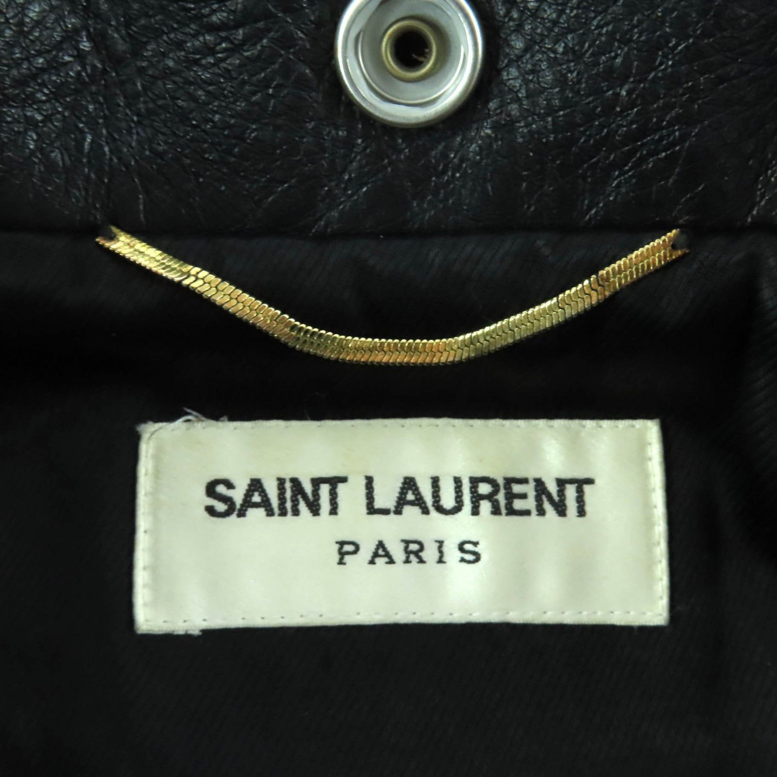 Yves Saint Laurent Yves Saint Laurent Saint Laurent Paris Cowhide Jacket Leather Outerwear 483854 DUTY FREE for USA Size ONE SIZE - 10 Thumbnail