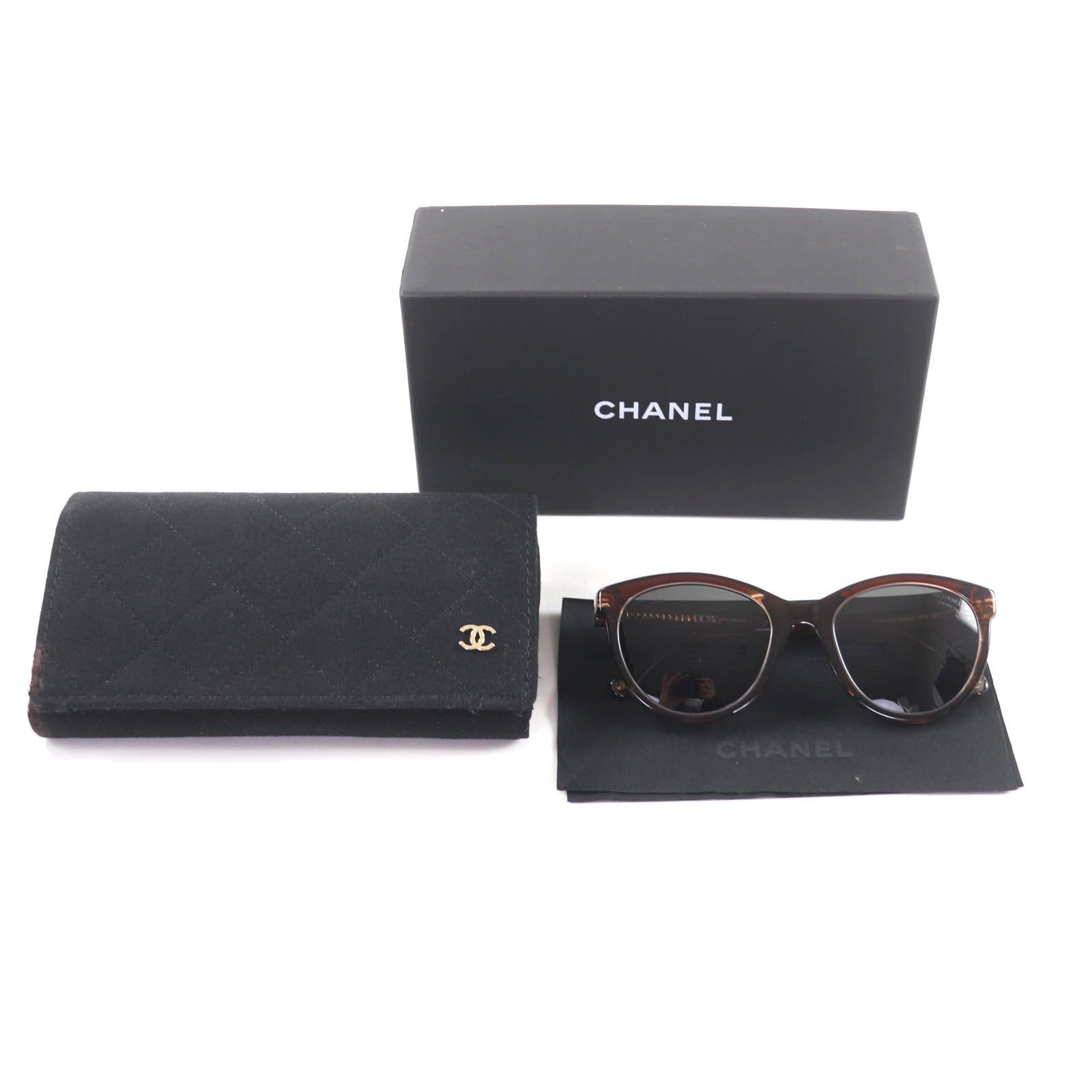 Chanel Chanel CHANEL COCO Mark Sunglasses Plastic / Synthetic Sunglasses 5523-U DUTY FREE for USA Size ONE SIZE - 2 Thumbnail