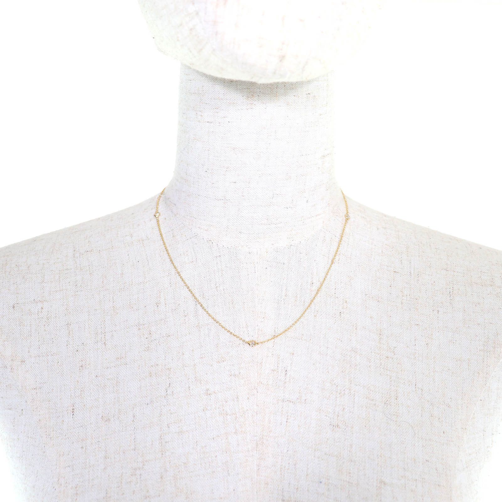 Tiffany & Co. Tiffany & Co. Tiffany & Co. By the Yard Au750 Diamond Necklace Precious Metal Necklace DUTY FREE for USA Size ONE SIZE - 2 Thumbnail