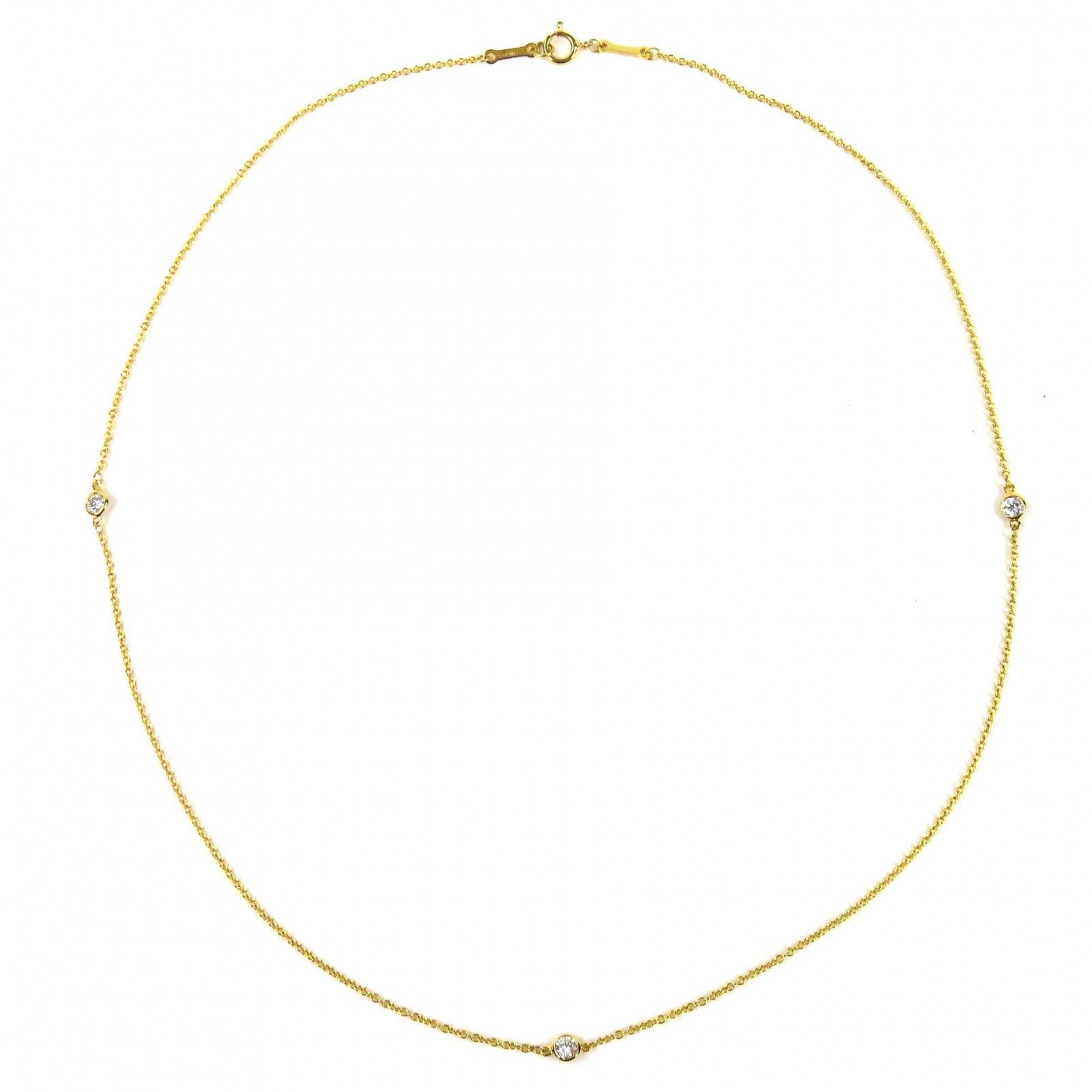 Tiffany & Co. Tiffany & Co. Tiffany & Co. By the Yard Au750 Diamond Necklace Precious Metal Necklace DUTY FREE for USA Size ONE SIZE - 3 Thumbnail