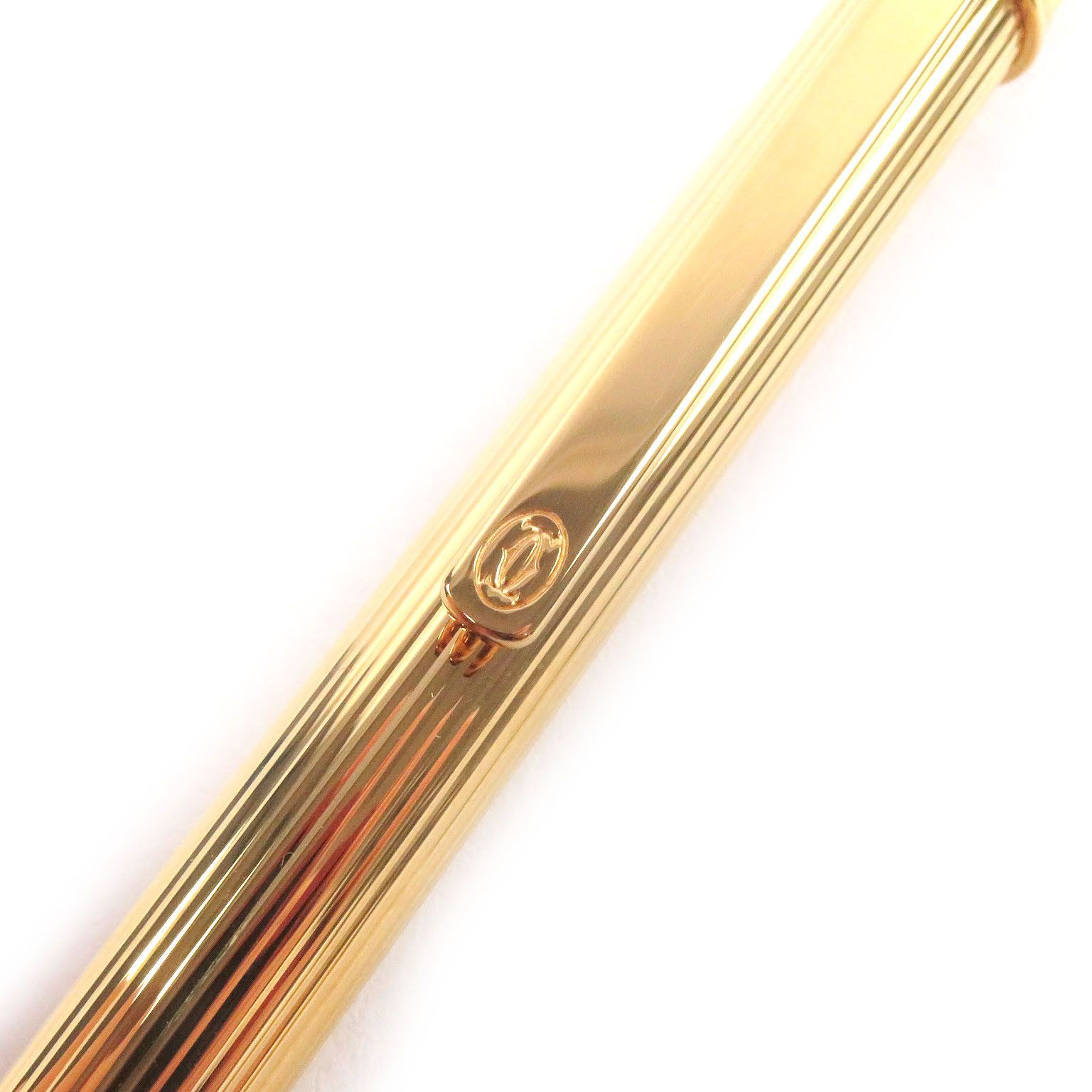 Cartier Cartier Cartier Must de Cartier Ballpoint Pen Metal Pen DUTY FREE for USA Size ONE SIZE - 6 Thumbnail
