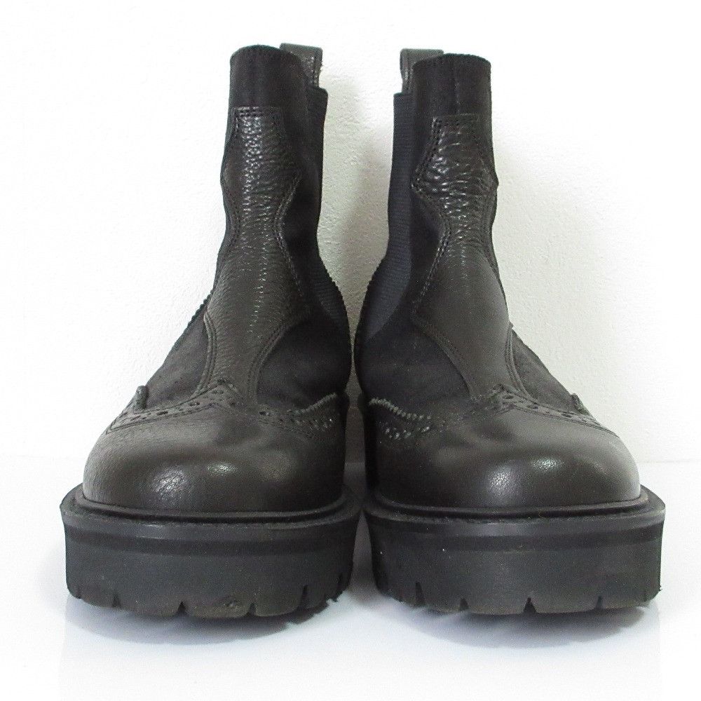 Other Yoji Yamamoto Y's Leather Short Boots Leather Shoes DUTY FREE for USA Size ONE SIZE - 3 Thumbnail