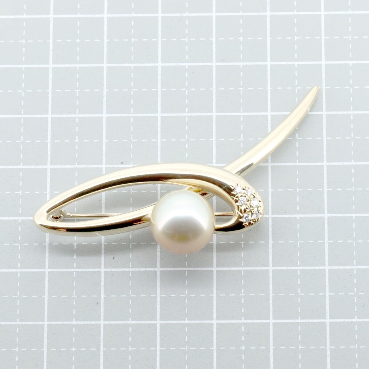 Other Tasaki Tasaki Pearl Diamond Au750 Brooch Precious Metal Brooch DUTY FREE for USA Size ONE SIZE - 6 Thumbnail