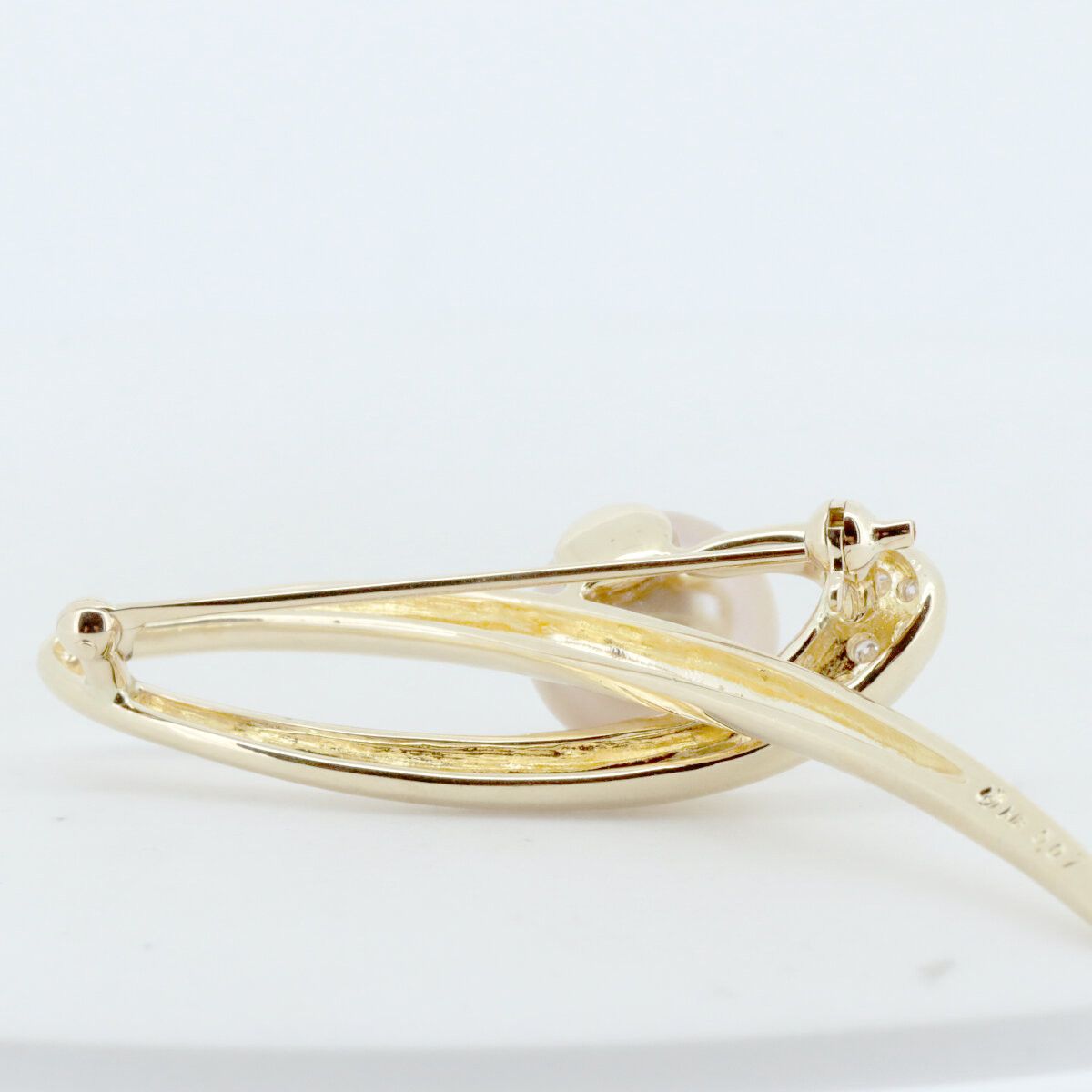 Other Tasaki Tasaki Pearl Diamond Au750 Brooch Precious Metal Brooch DUTY FREE for USA Size ONE SIZE - 5 Thumbnail