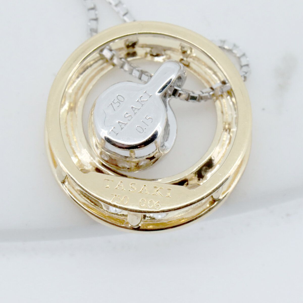 Other Tasaki Tasaki Au750 Necklace Precious Metal Necklace DUTY FREE for USA Size ONE SIZE - 5 Thumbnail