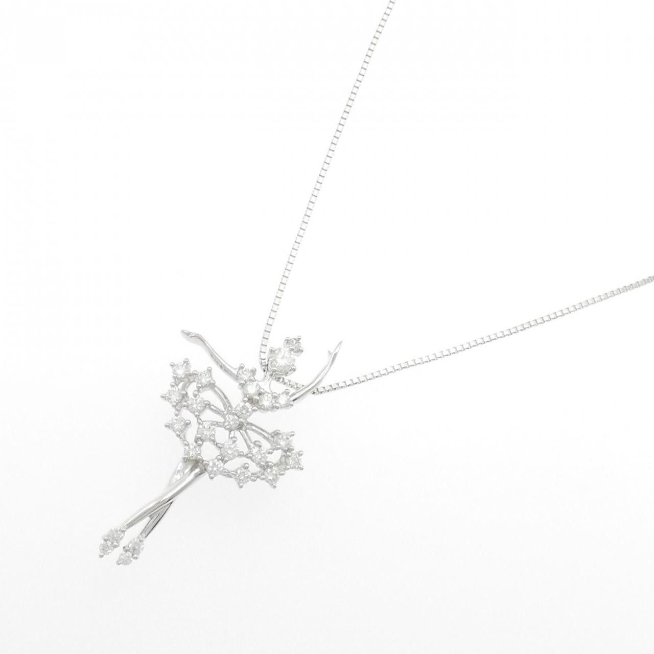 Other Tasaki Tasaki Au750 Diamond Necklace Precious Metal Necklace DUTY FREE for USA Size ONE SIZE - 2 Thumbnail