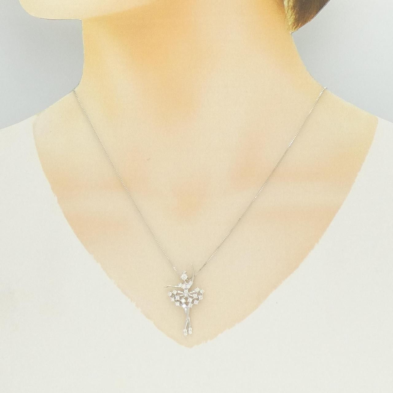 Other Tasaki Tasaki Au750 Diamond Necklace Precious Metal Necklace DUTY FREE for USA Size ONE SIZE - 6 Thumbnail