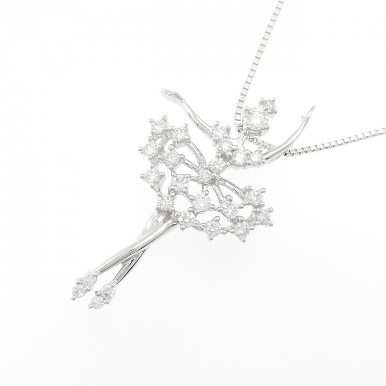 Other Tasaki Tasaki Au750 Diamond Necklace Precious Metal Necklace DUTY FREE for USA Size ONE SIZE - 3 Thumbnail