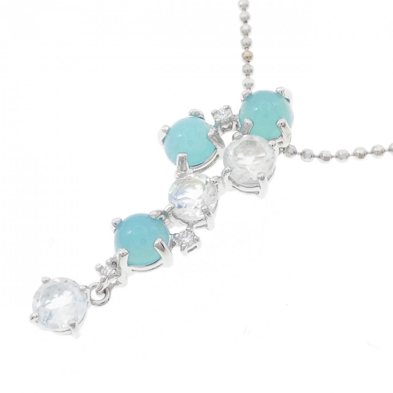 Other Tasaki Tasaki Color Stone Au750 Necklace Precious Metal Necklace DUTY FREE for USA Size ONE SIZE - 3 Thumbnail