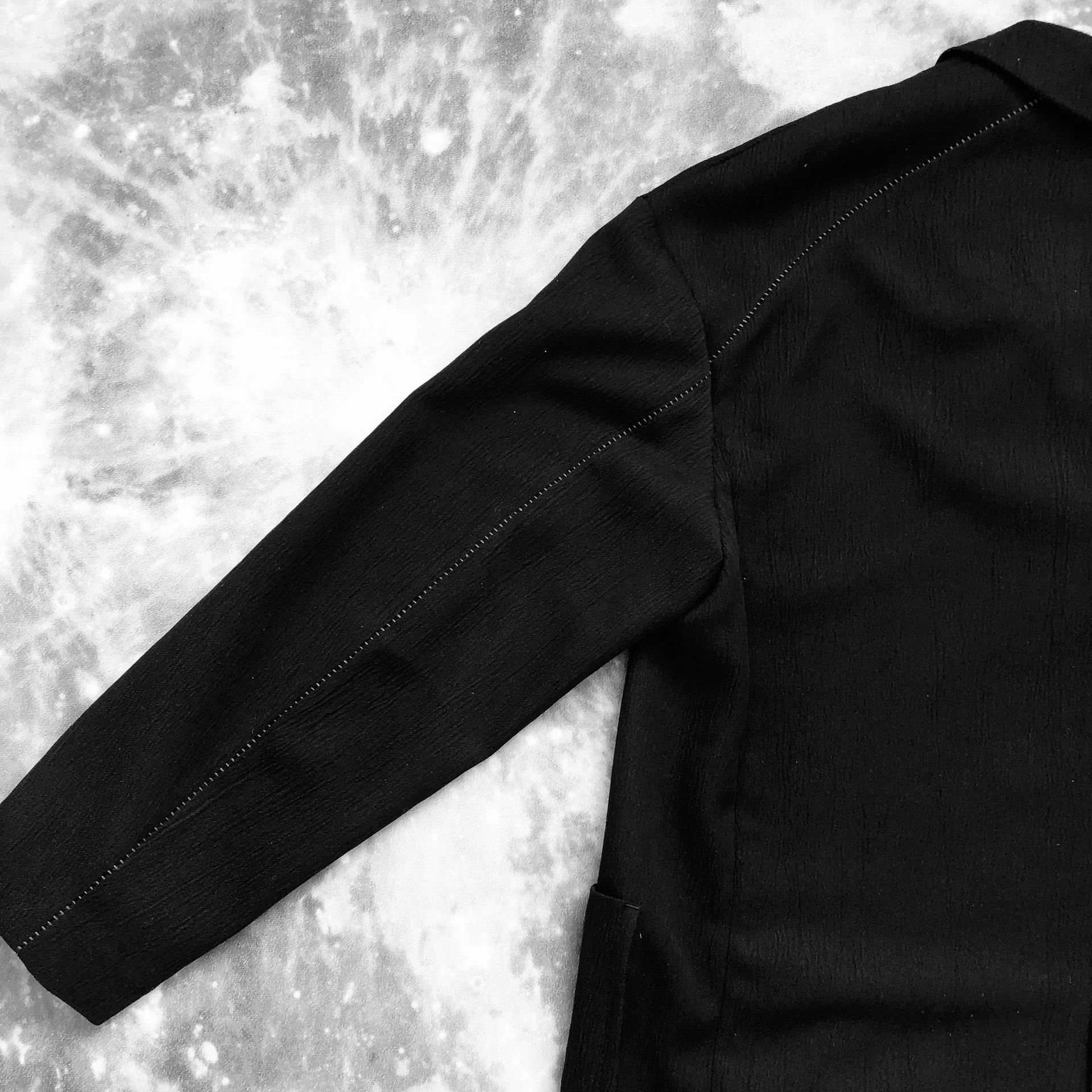 Tom Rebl TOM REBL Textured Stitch Pocket Men's Suit Jacket Size US M / EU 48-50 / 2 - 7 Thumbnail