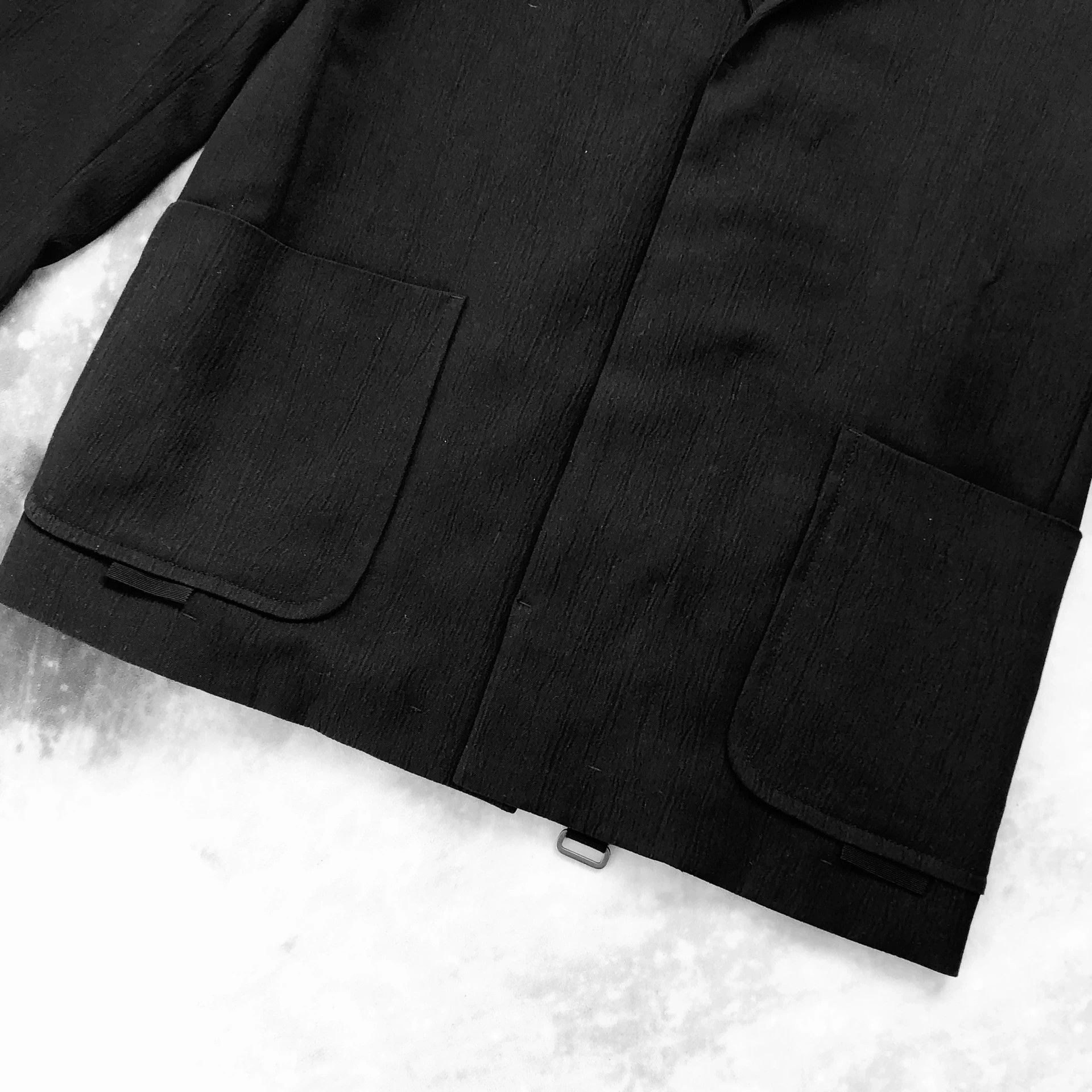 Tom Rebl TOM REBL Textured Stitch Pocket Men's Suit Jacket Size US M / EU 48-50 / 2 - 3 Thumbnail