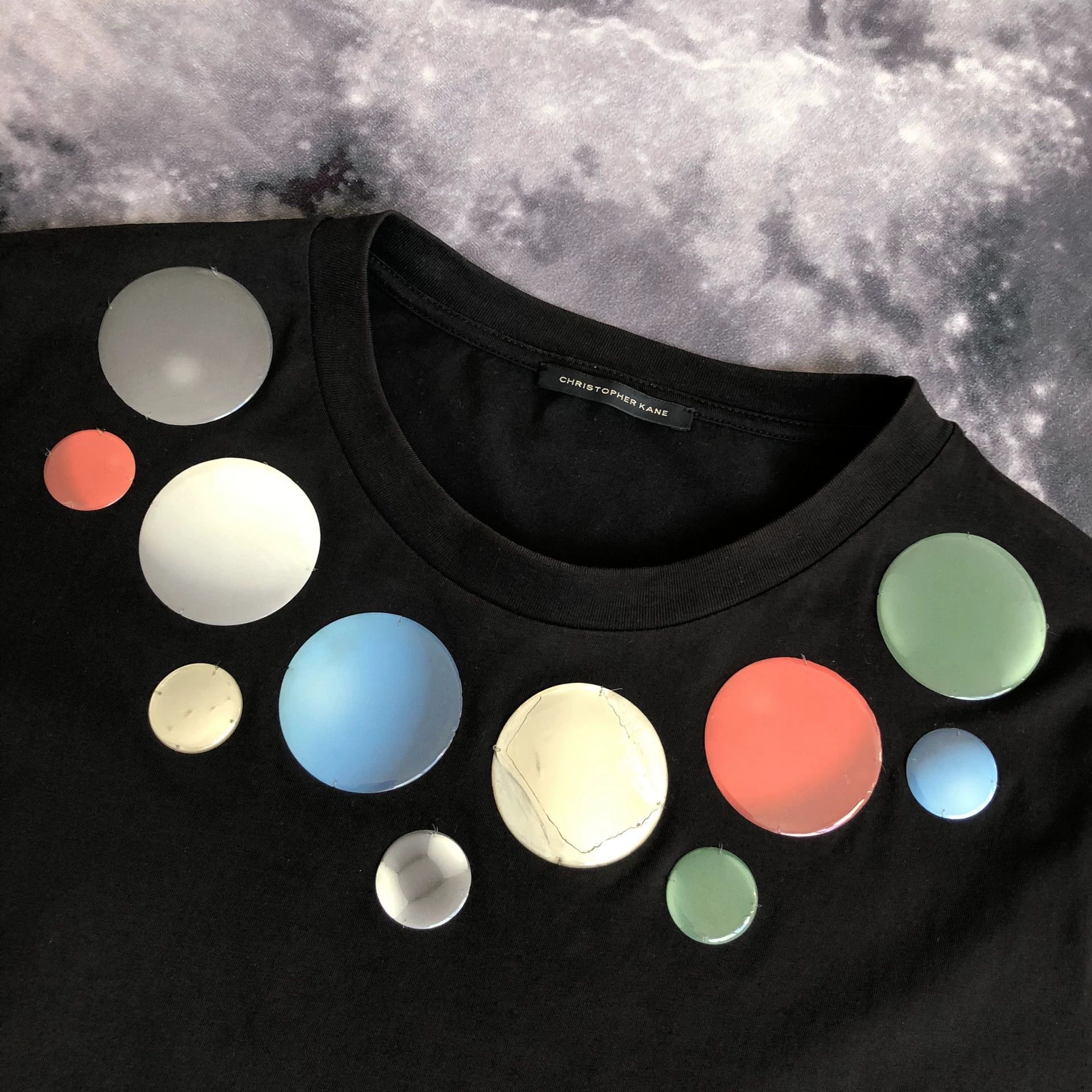 Christopher Kane CHRISTOPHER KANE 14FW Molecular Structure T-Shirt Size US L / EU 52-54 / 3 - 3 Thumbnail