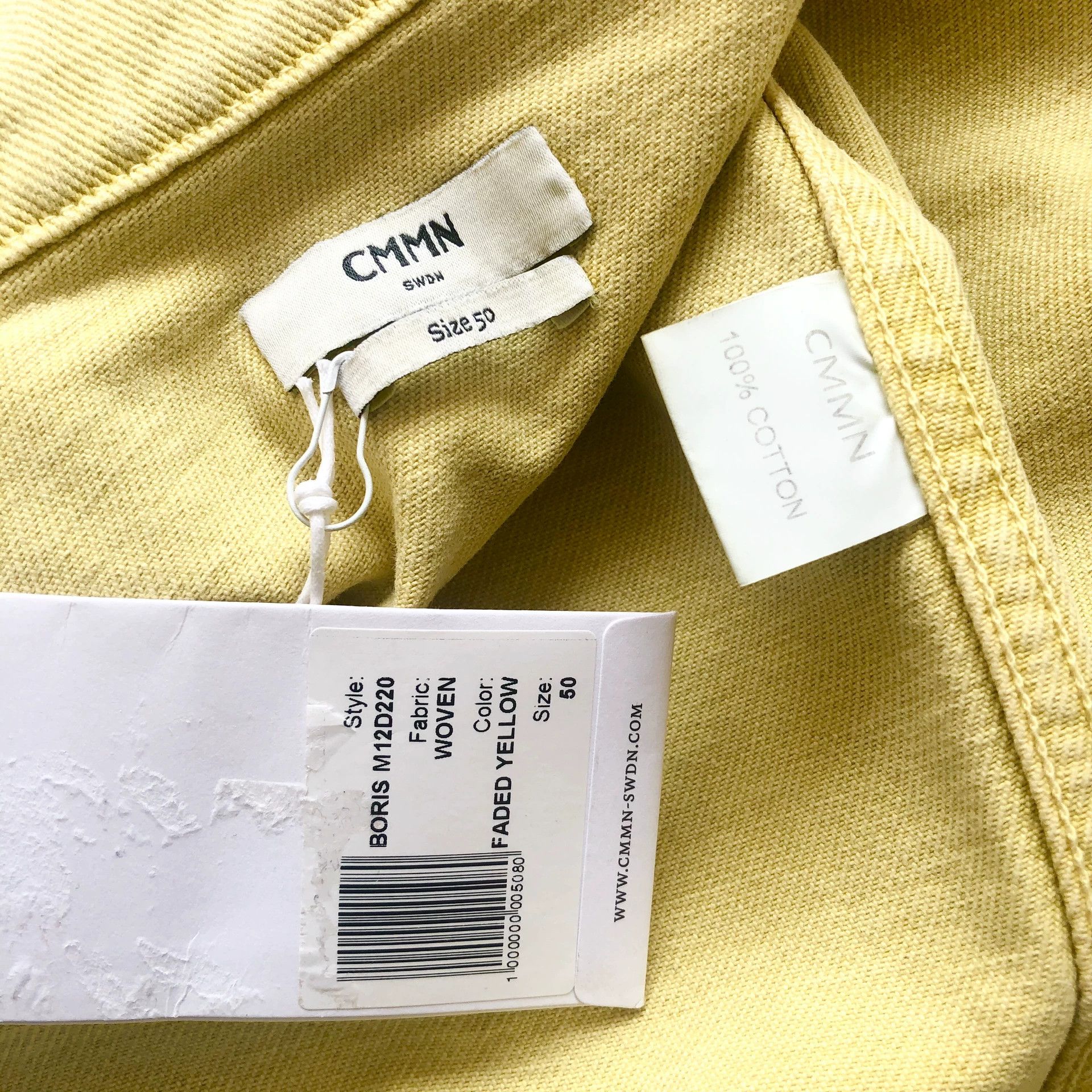 CMMN SWDN CMMN SWDN Yellow Denim Boris Jacket Size US M / EU 48-50 / 2 - 9 Thumbnail