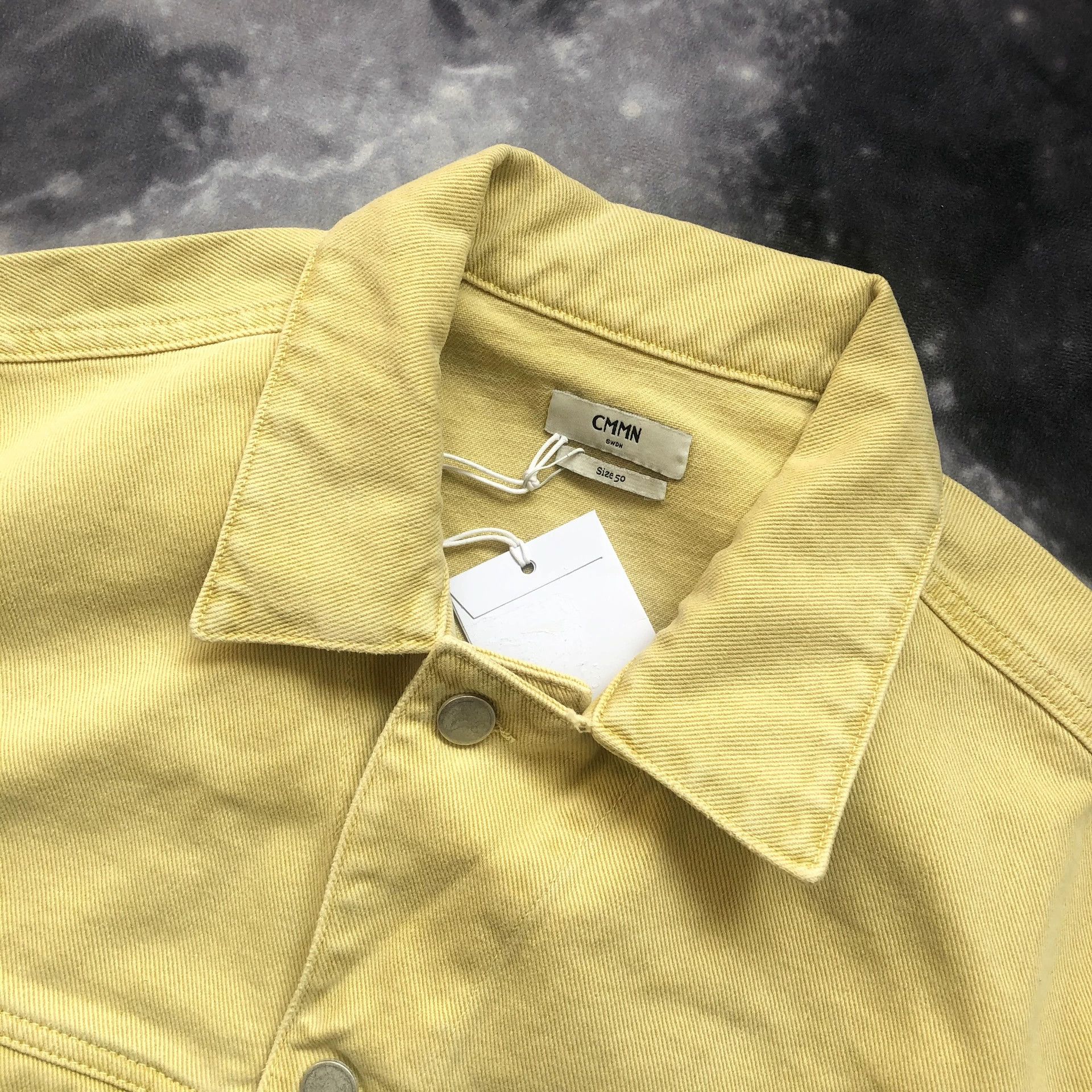 CMMN SWDN CMMN SWDN Yellow Denim Boris Jacket Size US M / EU 48-50 / 2 - 6 Thumbnail