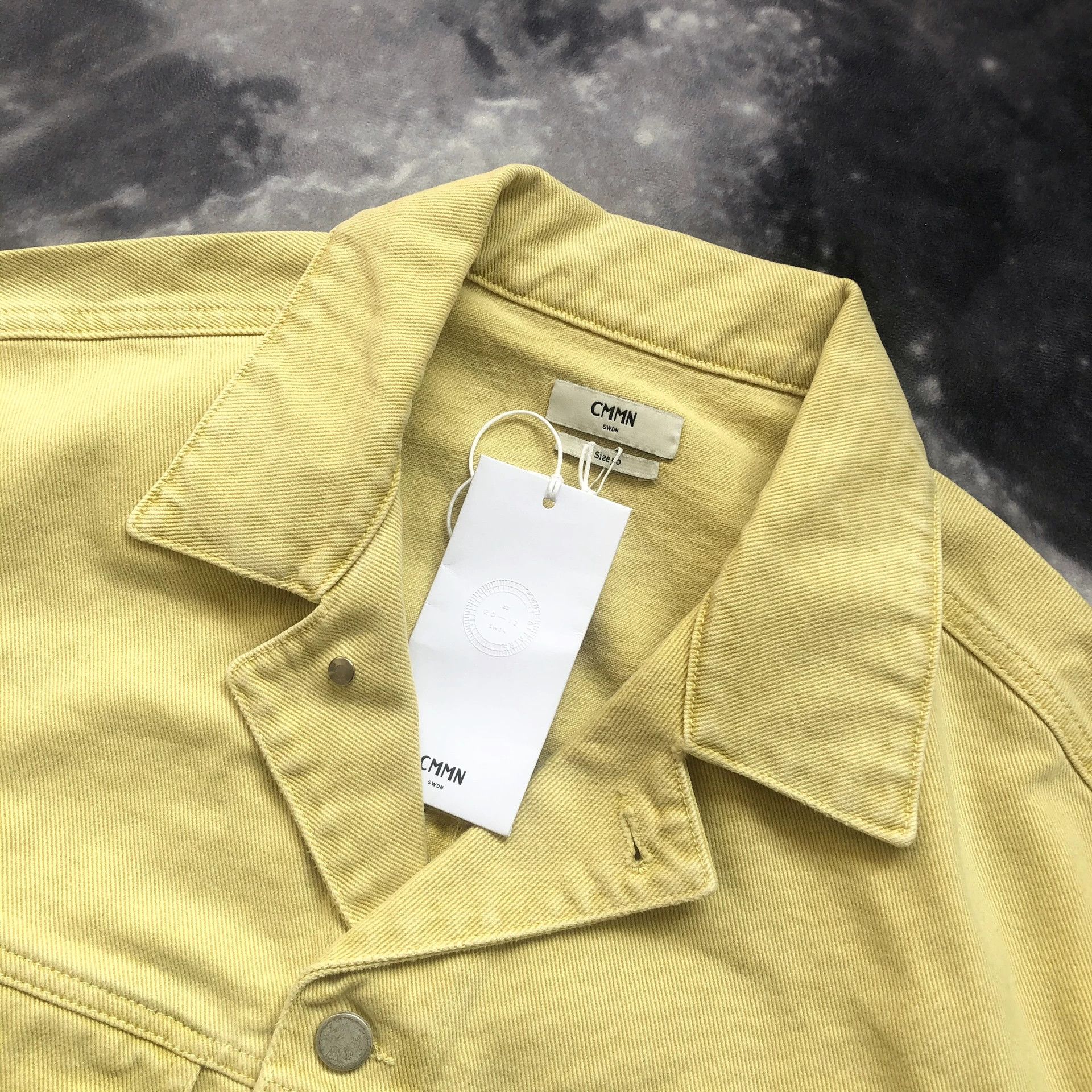 CMMN SWDN CMMN SWDN Yellow Denim Boris Jacket Size US M / EU 48-50 / 2 - 5 Thumbnail