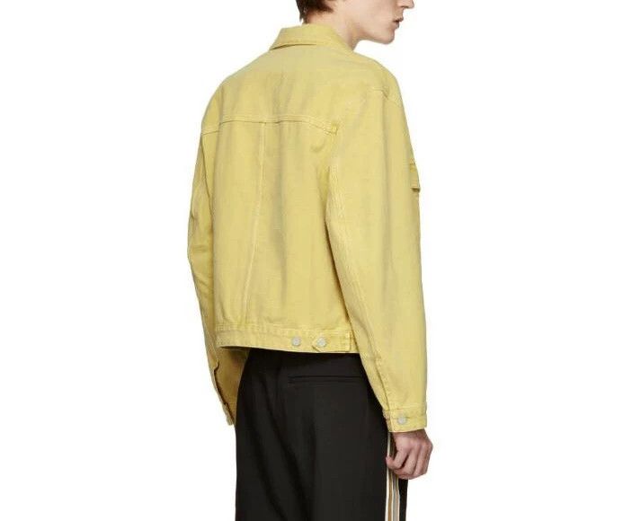 CMMN SWDN CMMN SWDN Yellow Denim Boris Jacket Size US M / EU 48-50 / 2 - 2 Thumbnail