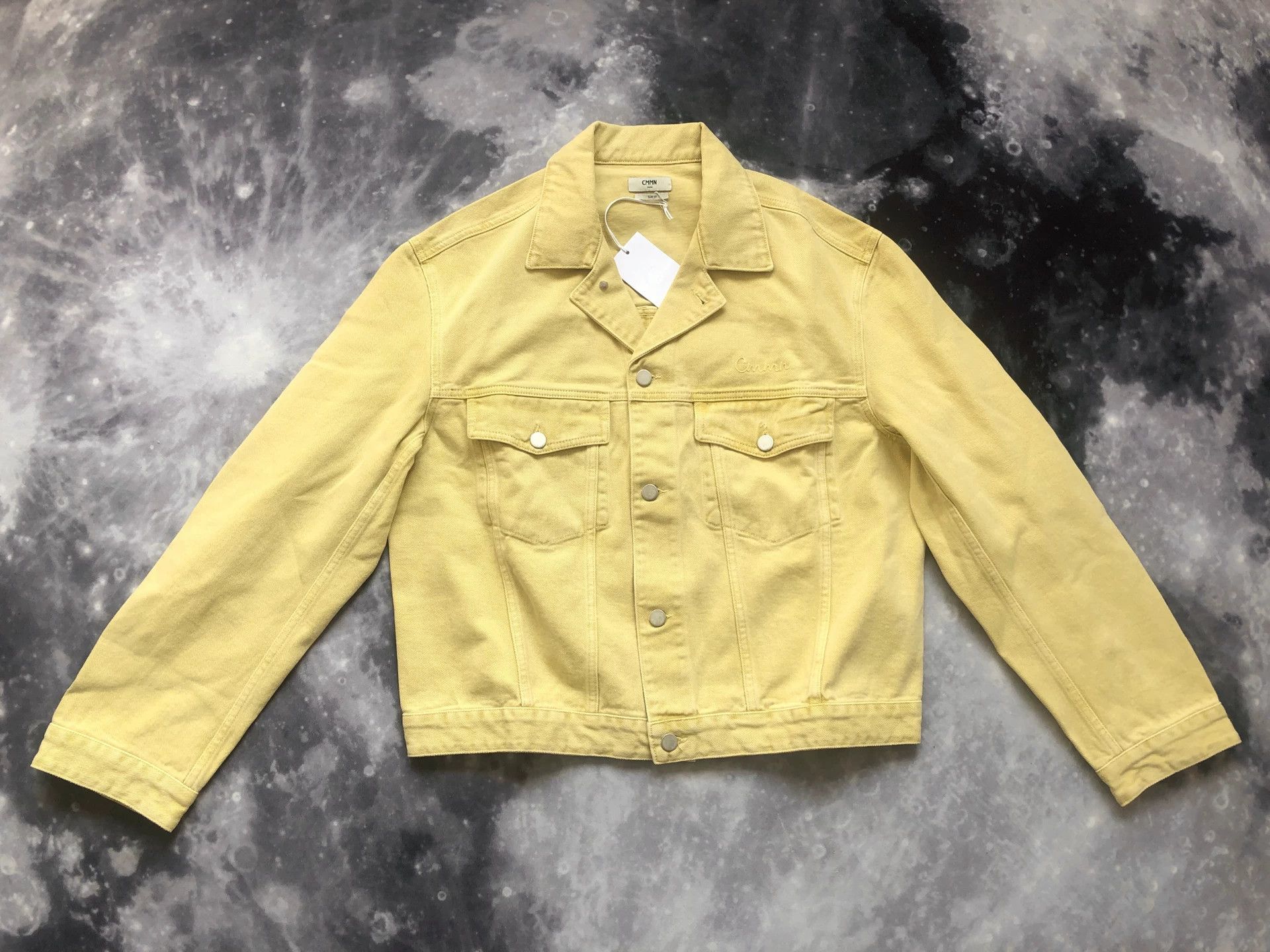 CMMN SWDN CMMN SWDN Yellow Denim Boris Jacket Size US M / EU 48-50 / 2 - 4 Thumbnail