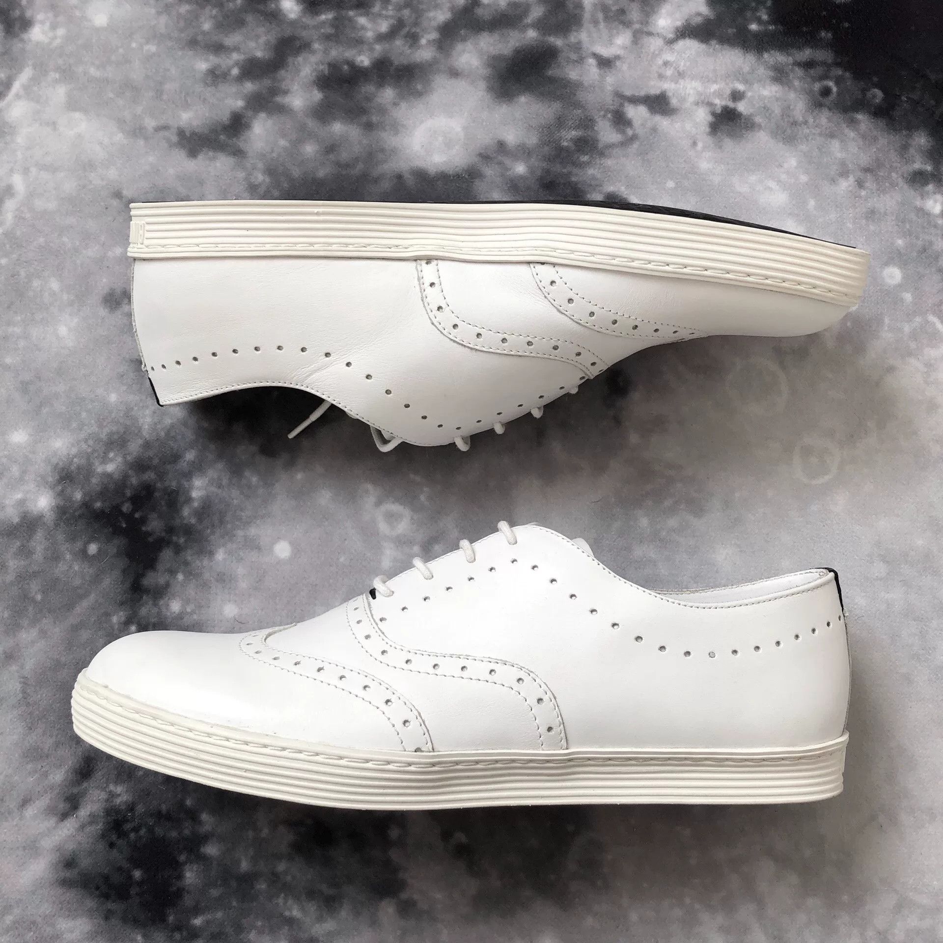 Dirk Bikkembergs Bikkembergs Carved Brogue White Shoes Size US 9 / EU 42 - 4 Thumbnail