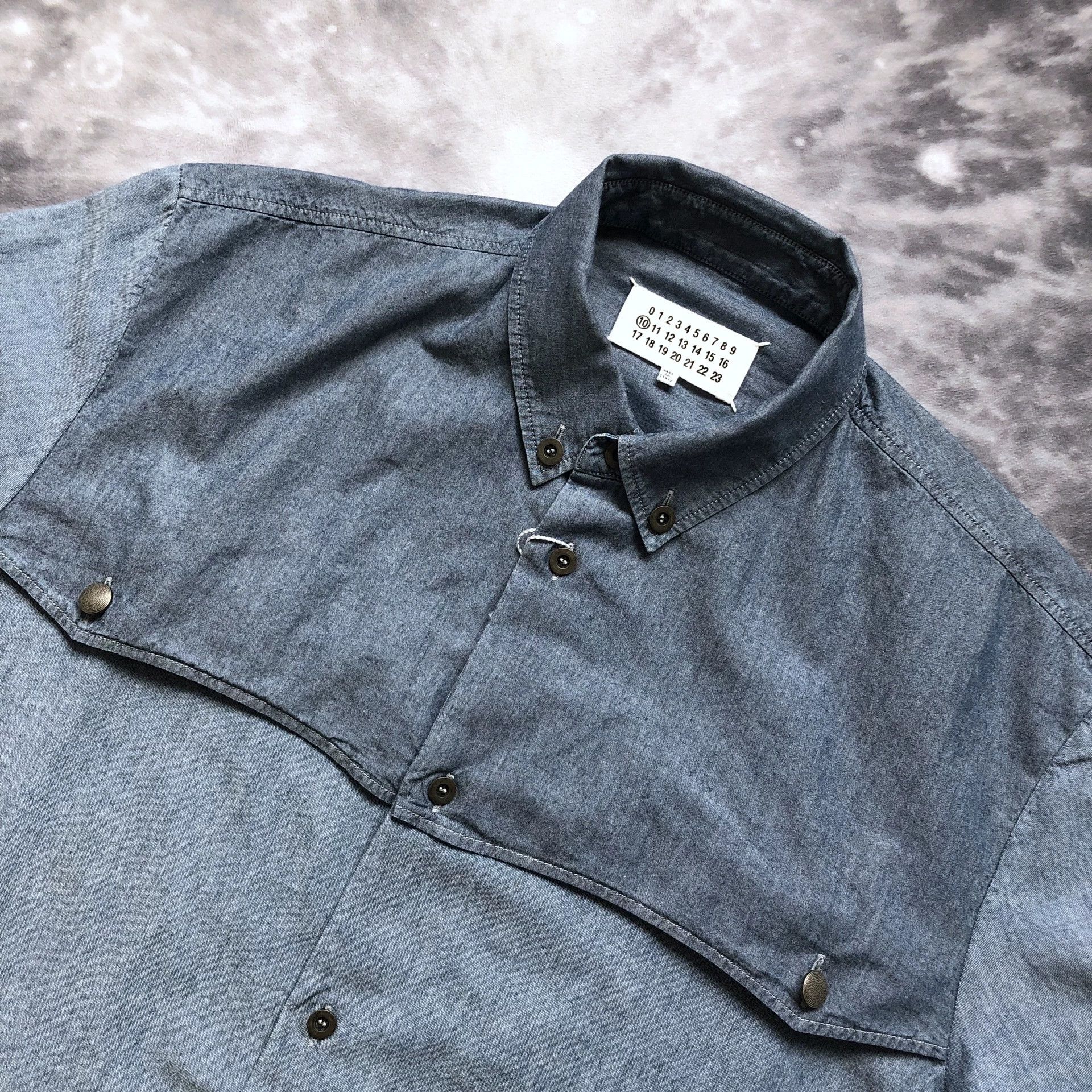 Maison Margiela Maison Margiela Deconstructed Western Denim Shirt Size US XS / EU 42 / 0 - 2 Thumbnail