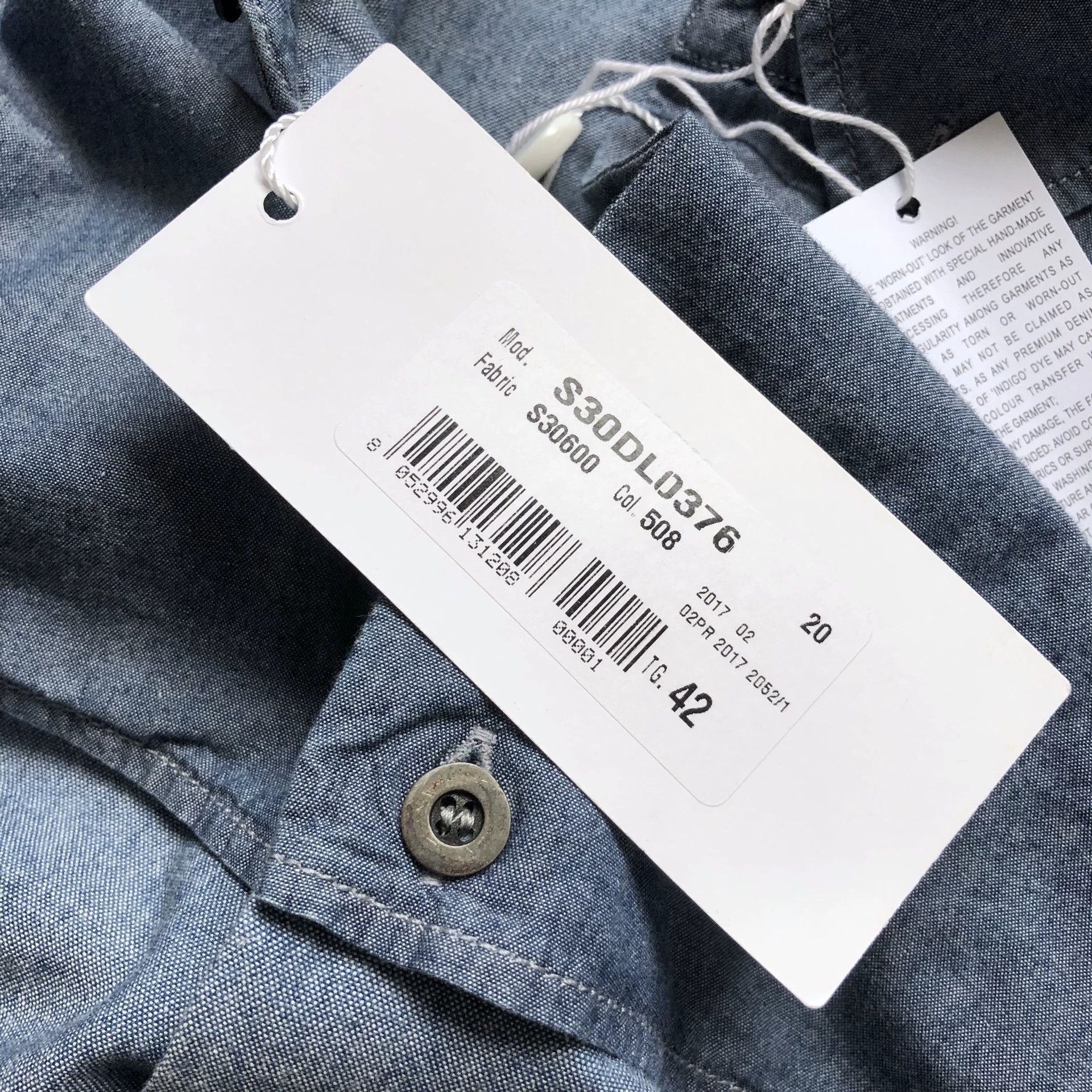 Maison Margiela Maison Margiela Deconstructed Western Denim Shirt Size US XS / EU 42 / 0 - 8 Thumbnail