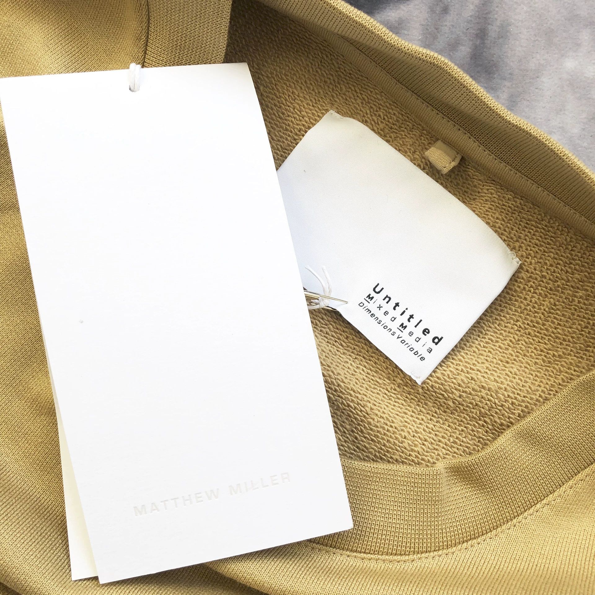 Matthew Miller Matthew Miller Men's Strap Side-Slit Hoodie Size US XL / EU 56 / 4 - 8 Thumbnail