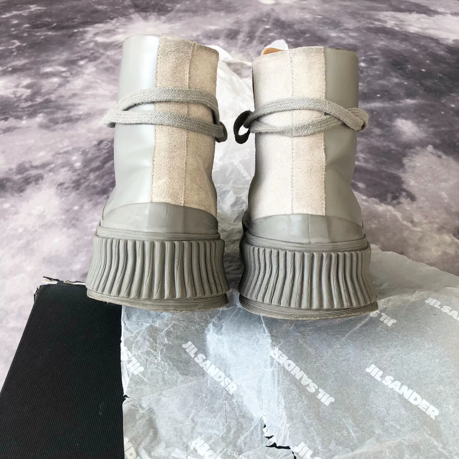 Jil Sander JIL SANDER Yin Yang Gray Thick Sole Shoes Size US 9 / EU 42 - 6 Thumbnail