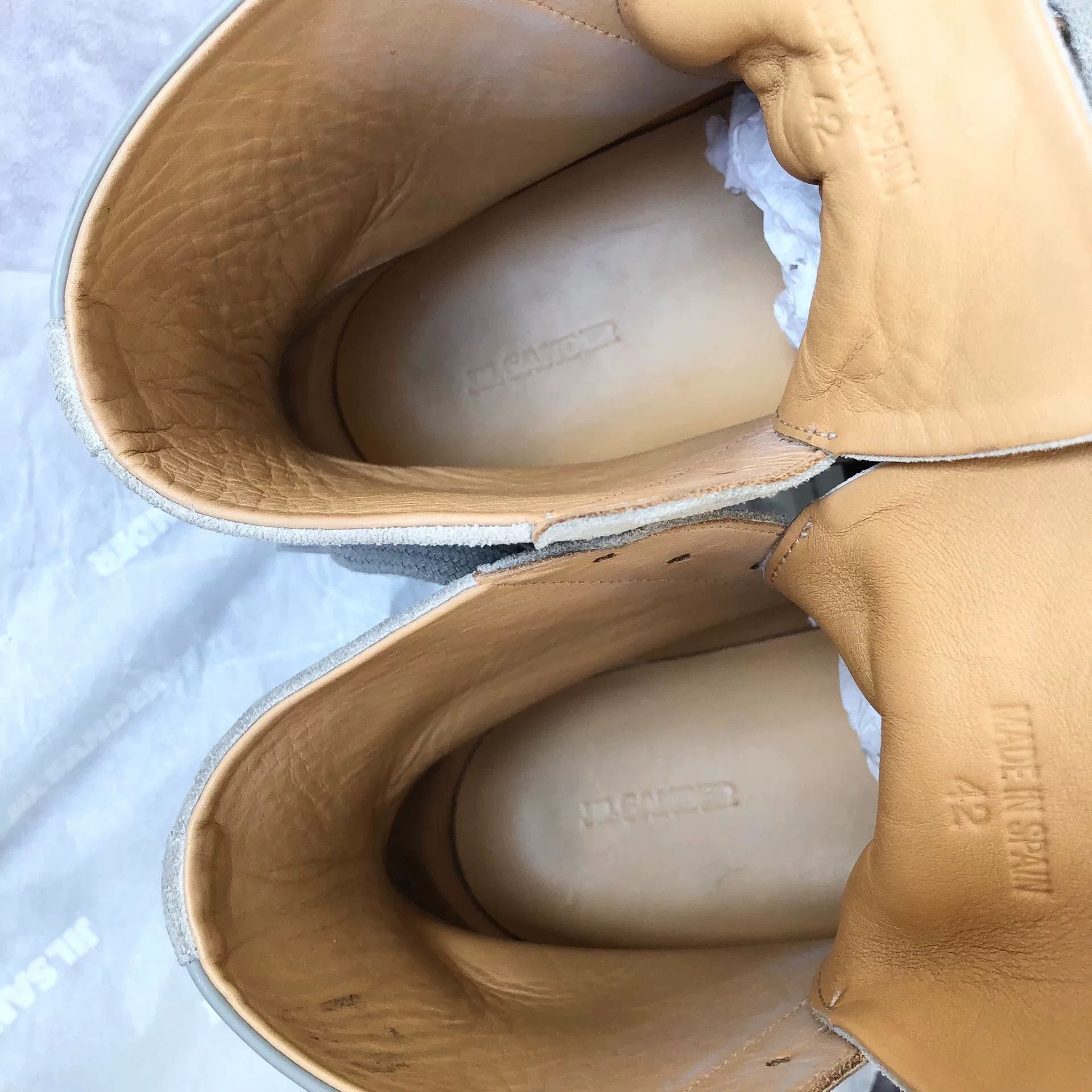Jil Sander JIL SANDER Yin Yang Gray Thick Sole Shoes Size US 9 / EU 42 - 8 Thumbnail