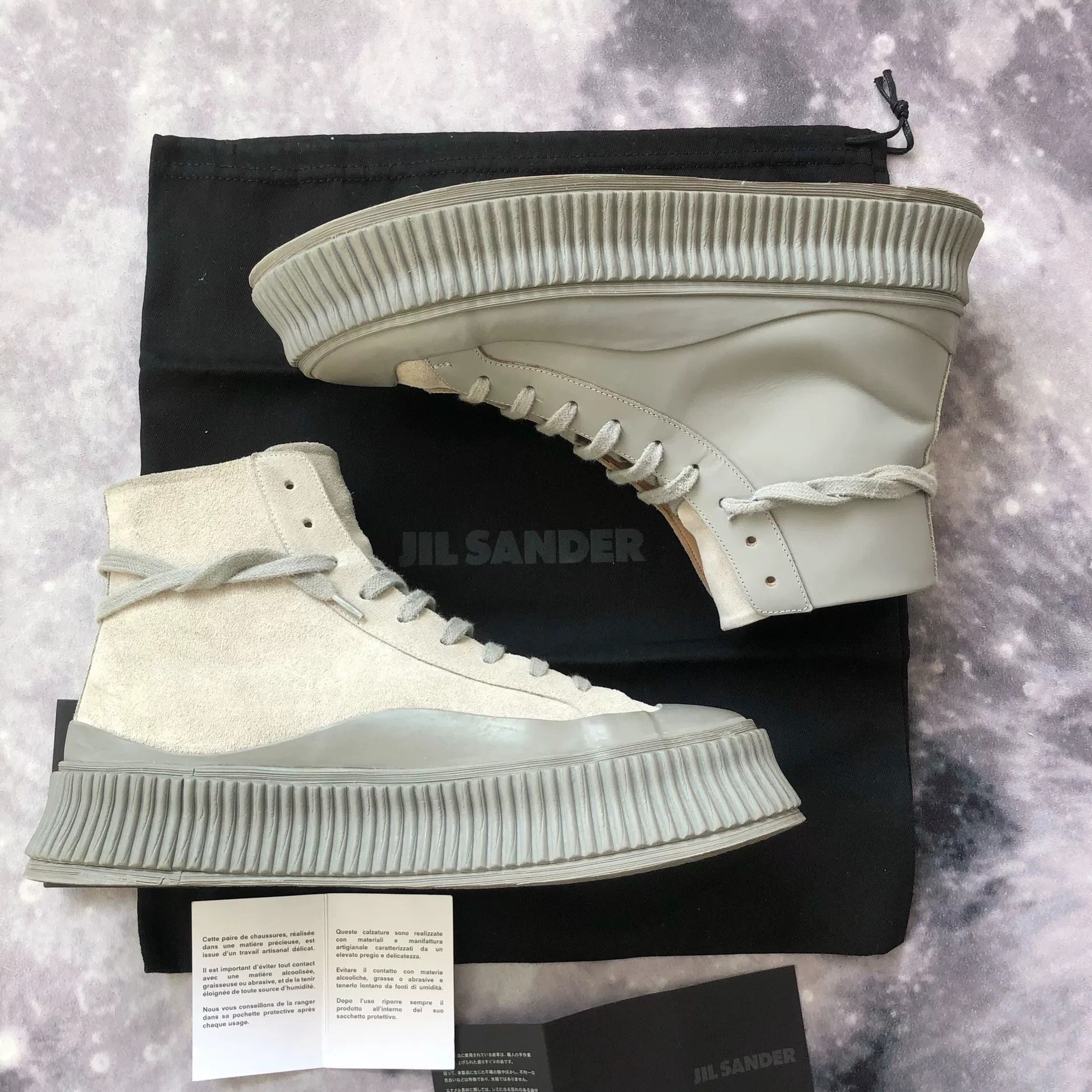 Jil Sander JIL SANDER Yin Yang Gray Thick Sole Shoes Size US 9 / EU 42 - 5 Thumbnail