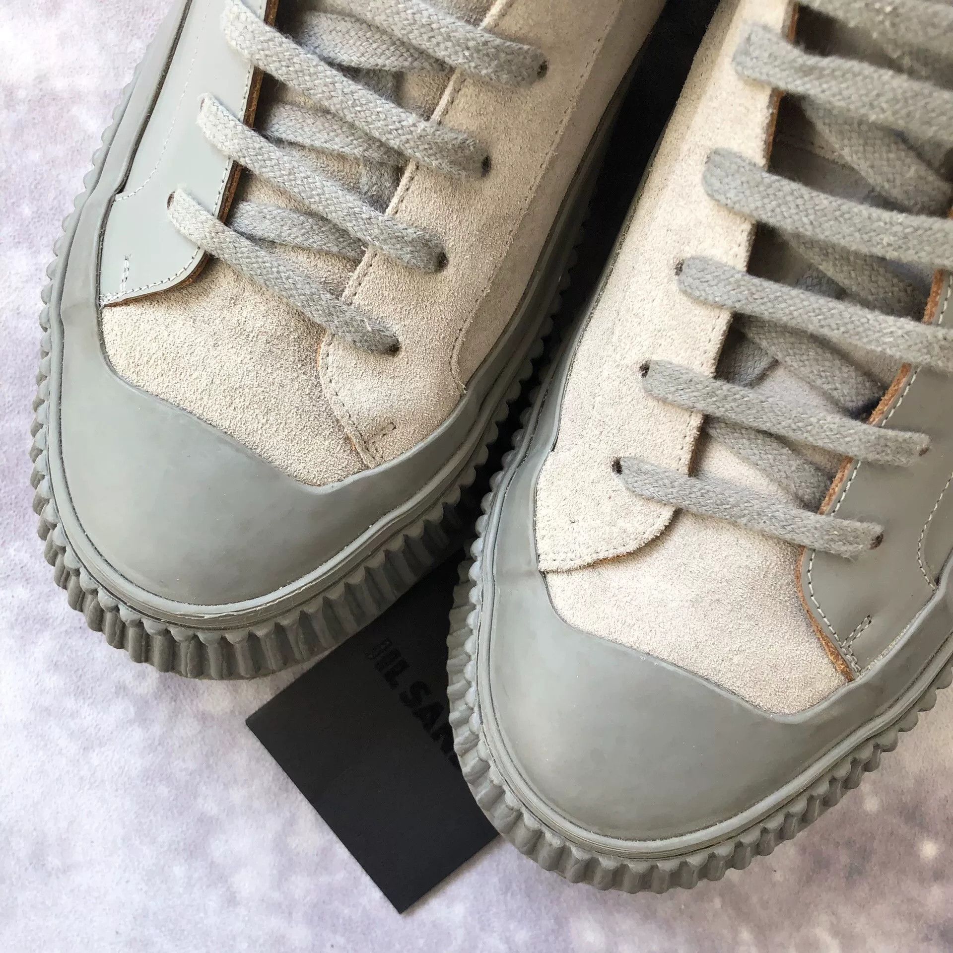 Jil Sander JIL SANDER Yin Yang Gray Thick Sole Shoes Size US 9 / EU 42 - 3 Thumbnail